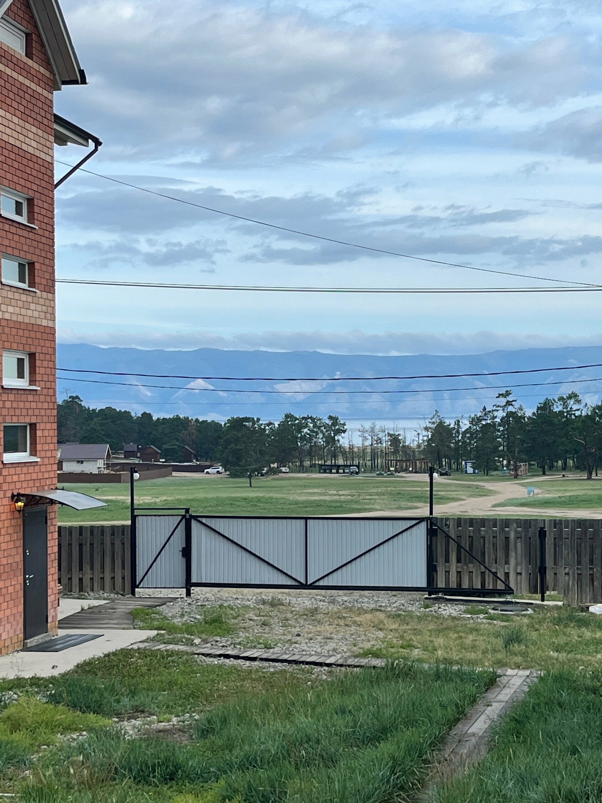 Двухместный номер в деревянном доме с видом на Байкал