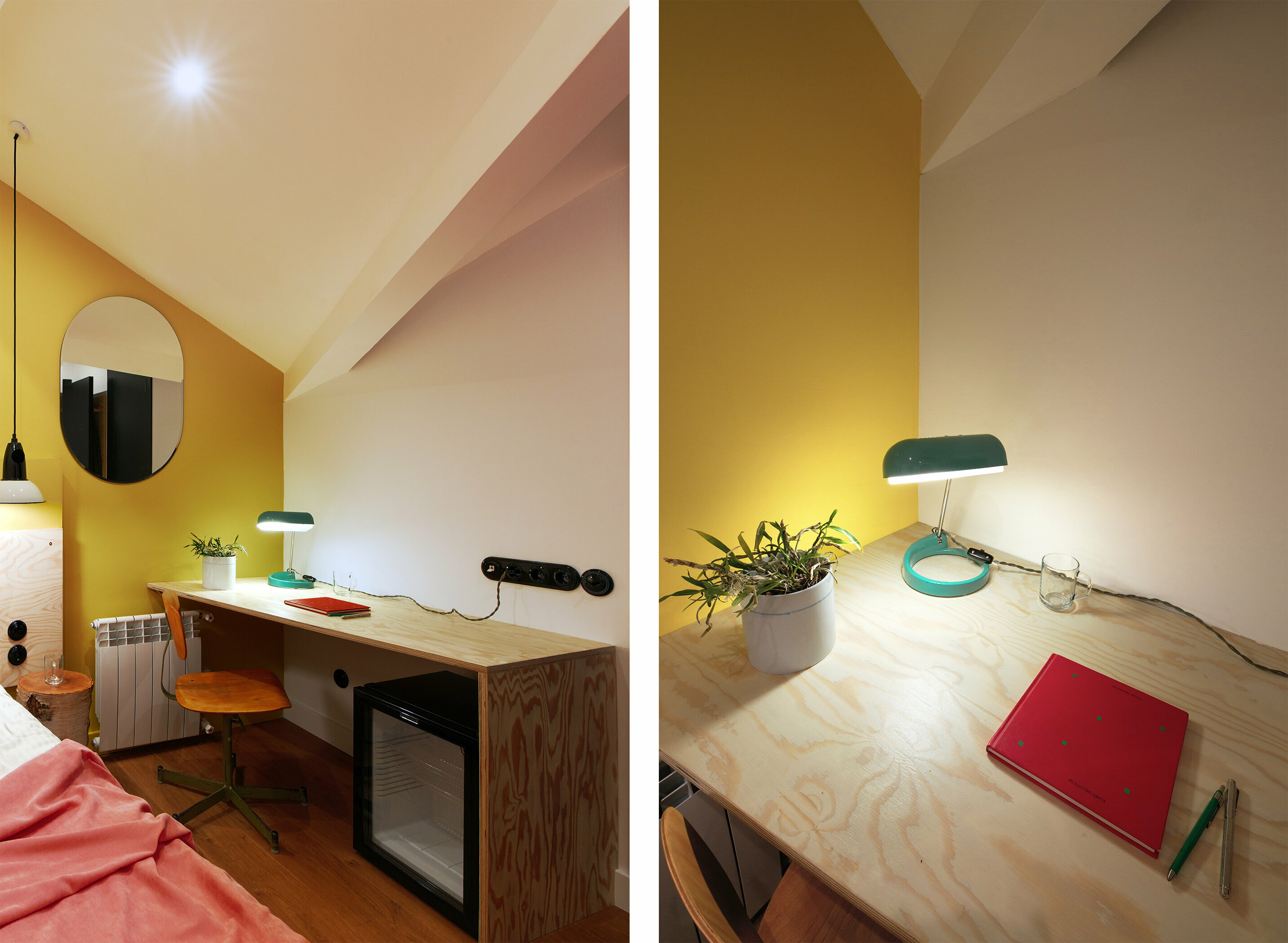 Небольшой двухместный номер без окна