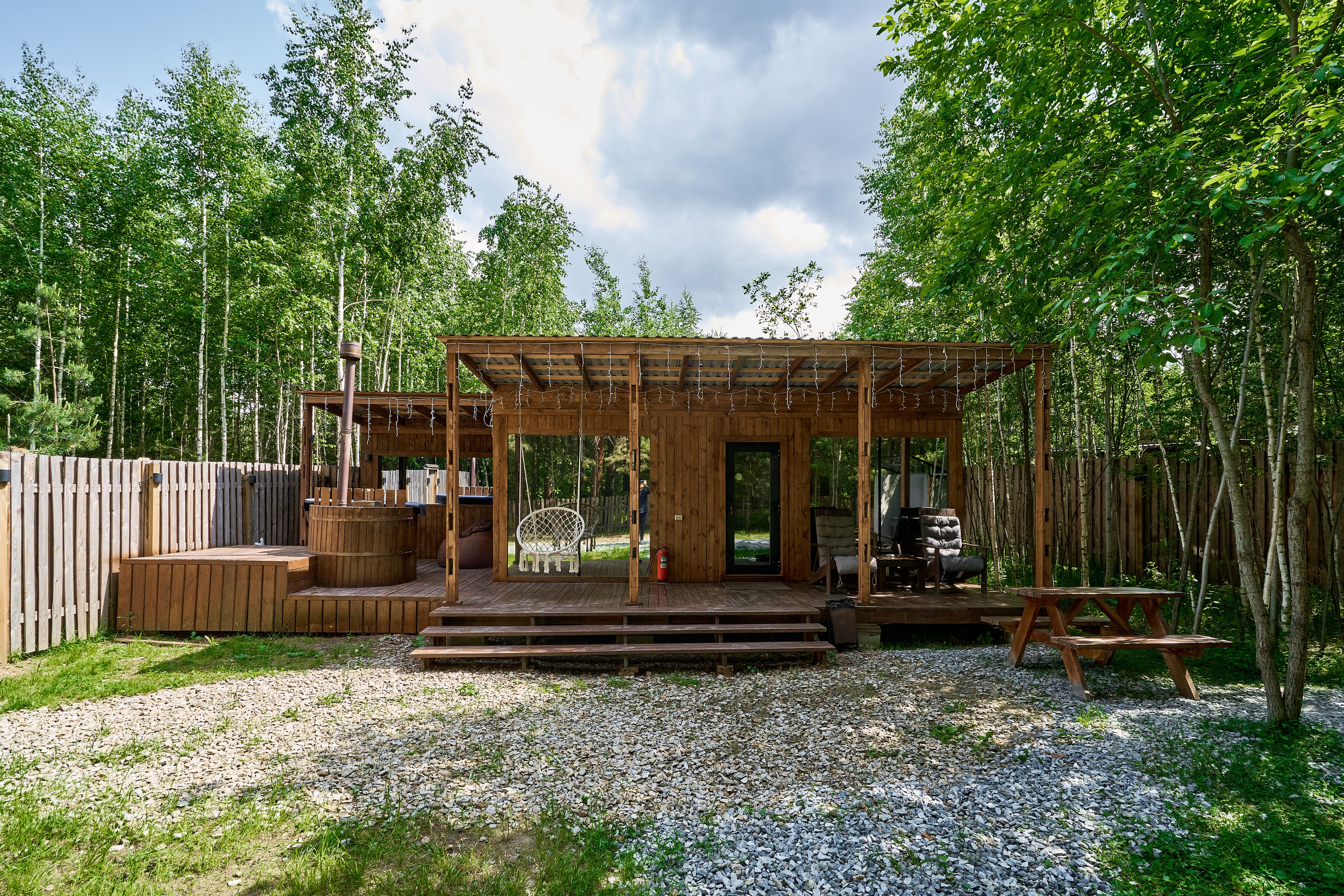 Двухместный номер с 1 кроватью и террасой