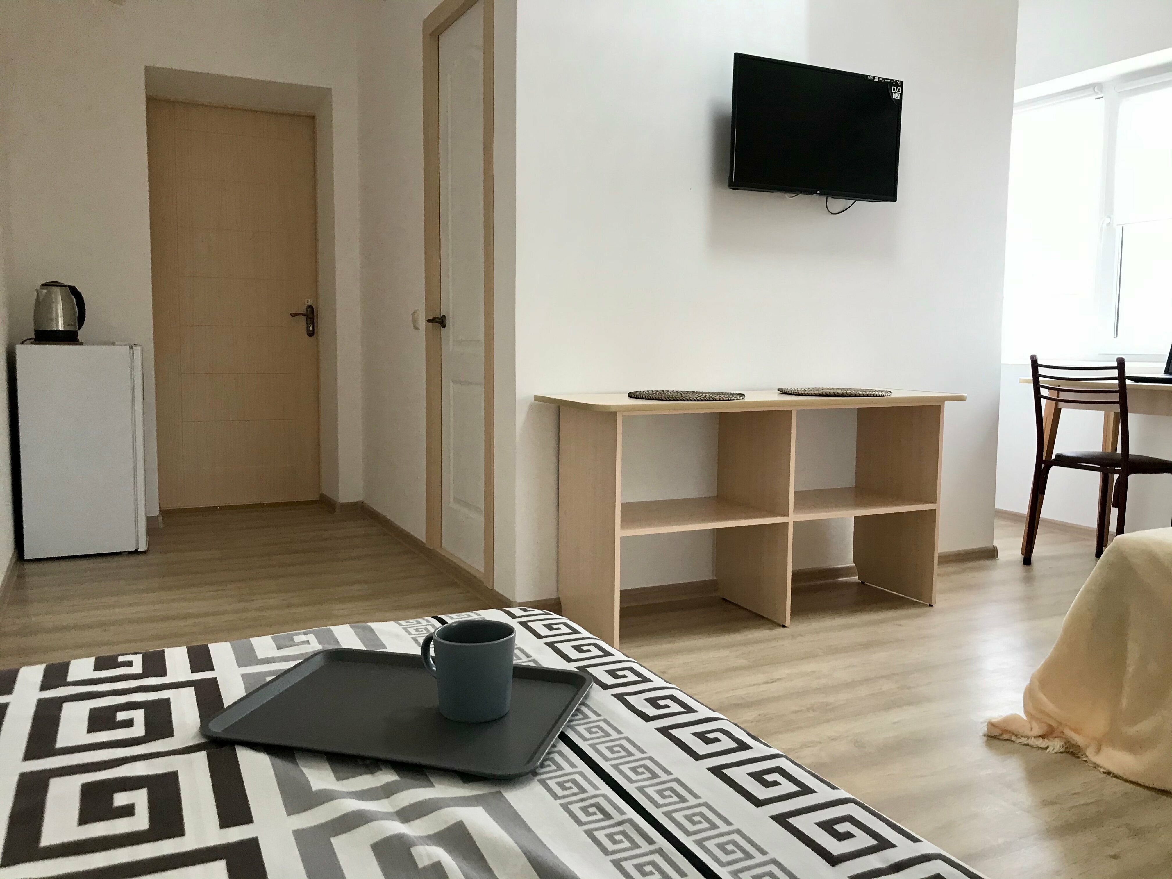 Трехместный номер с мансардной крышей