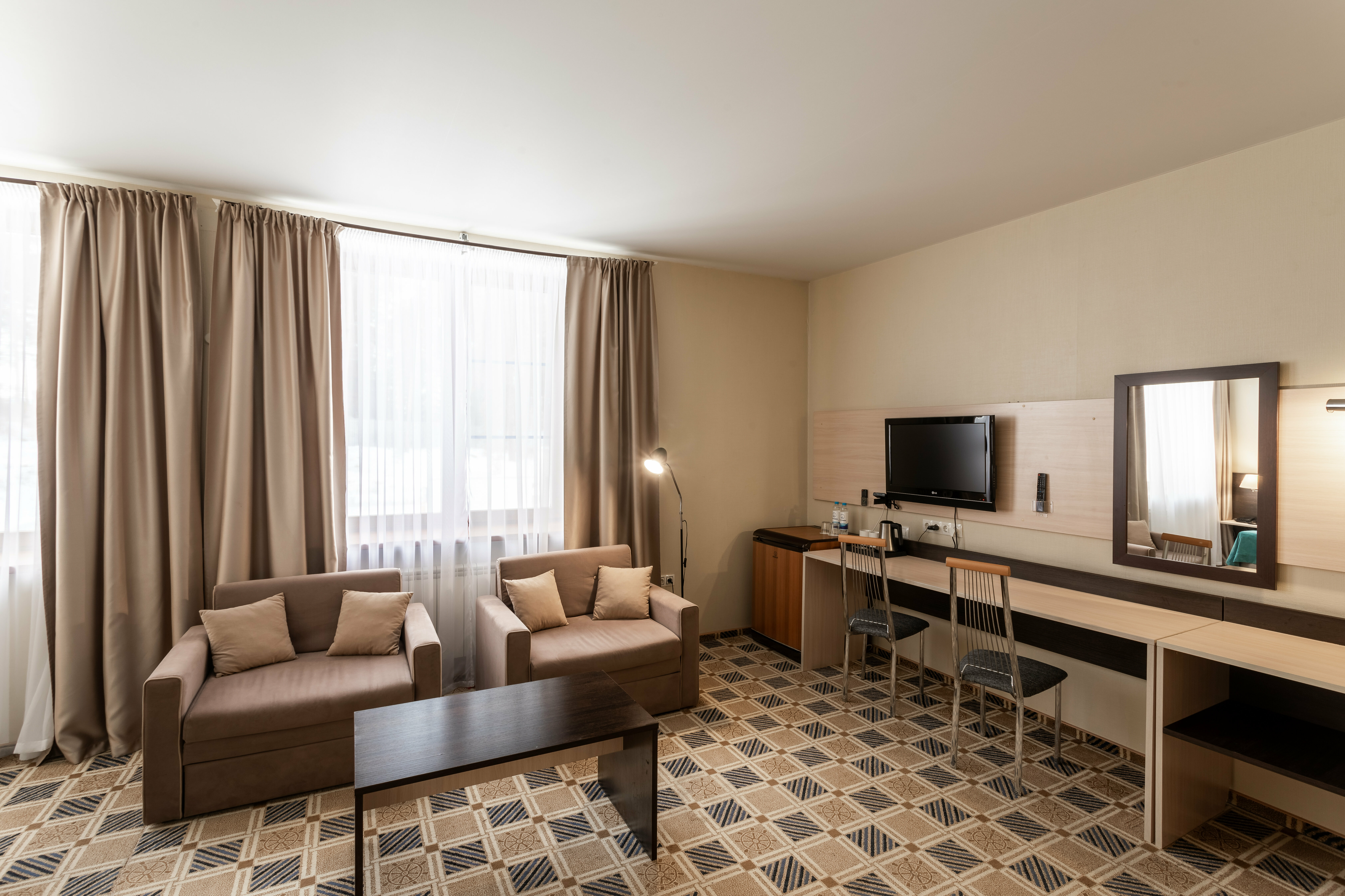 Двухместный номер с 1 кроватью или 2 отдельными кроватями