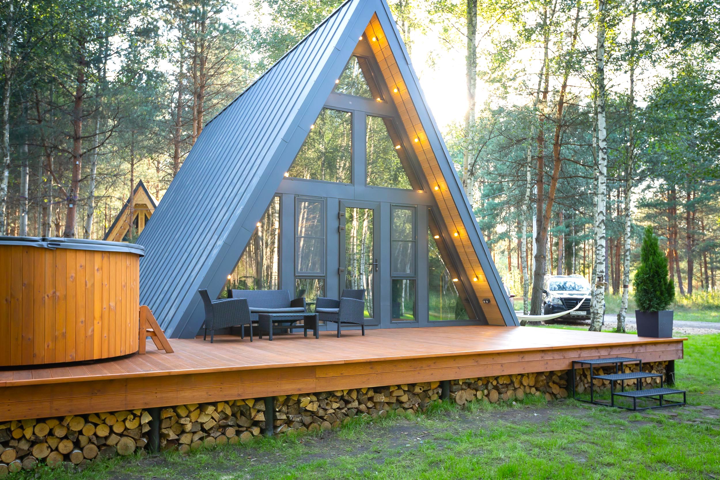 Коттедж с видом на лес