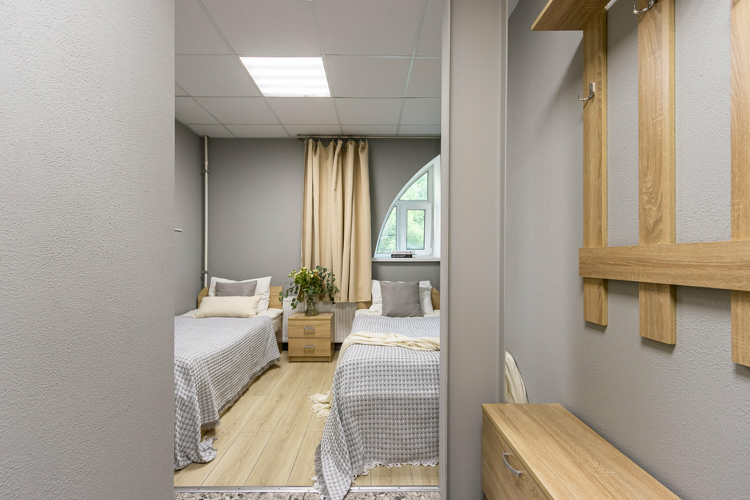 Стандартный номер с 2 кроватями и собственной ванной