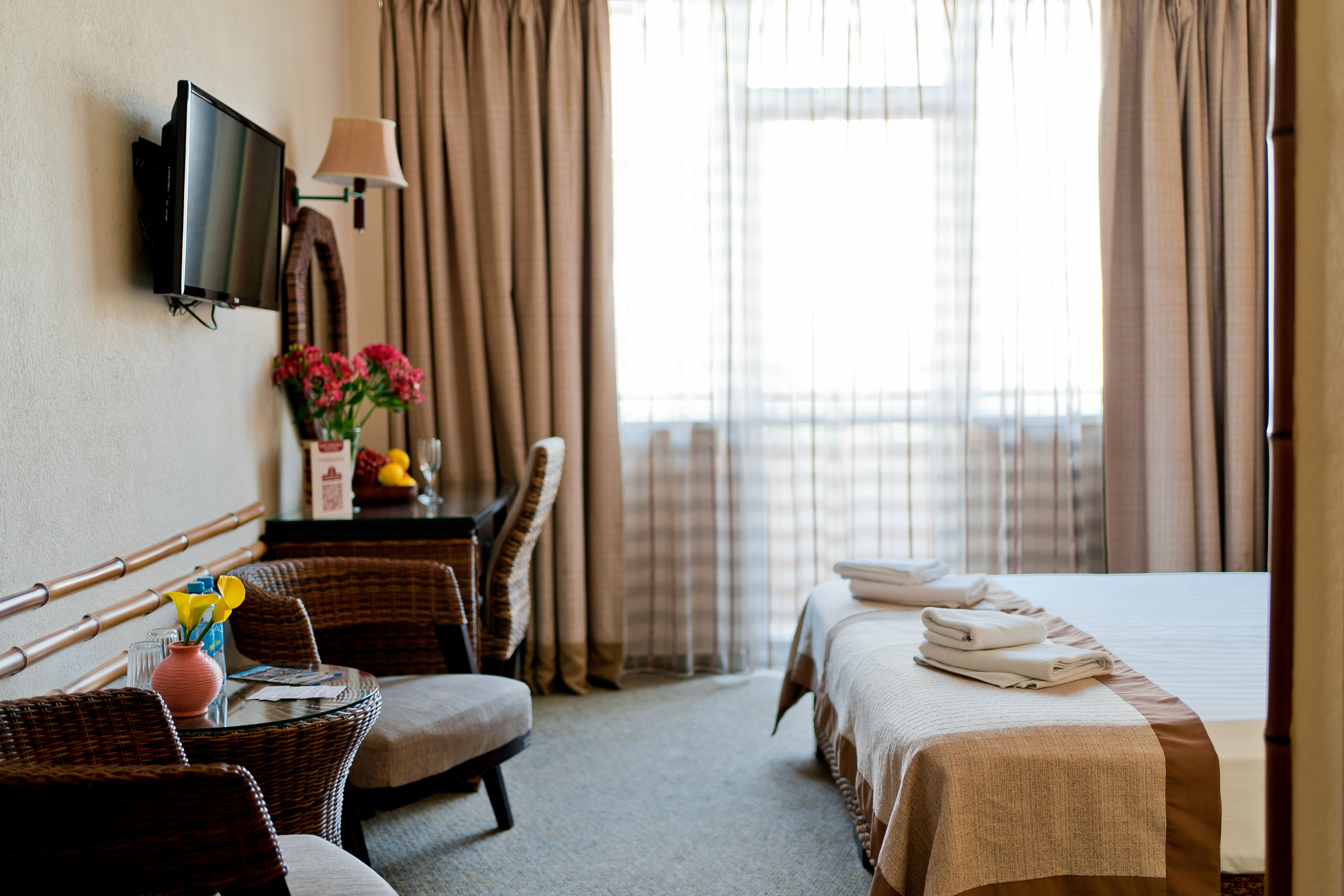 Стандартный двухместный номер с 1 кроватью или 2 отдельными кроватями