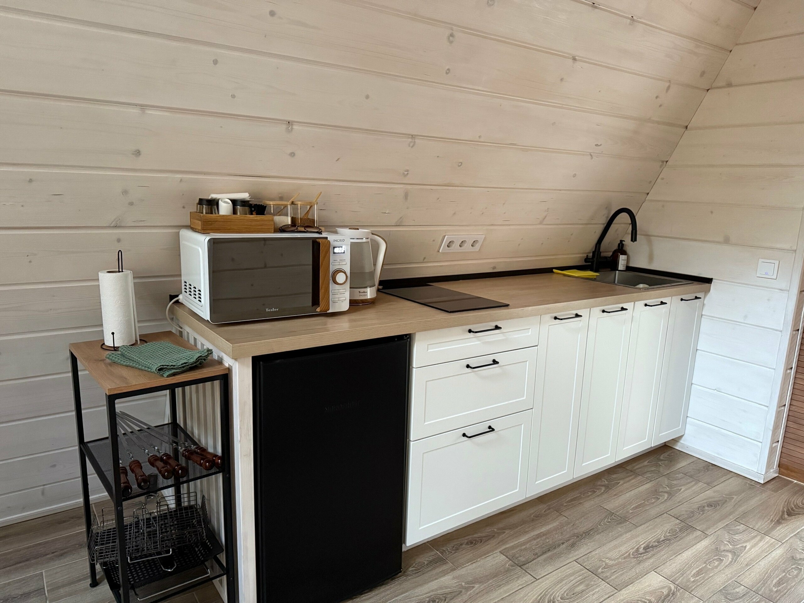 Дом с камином и баней (2, светлый)