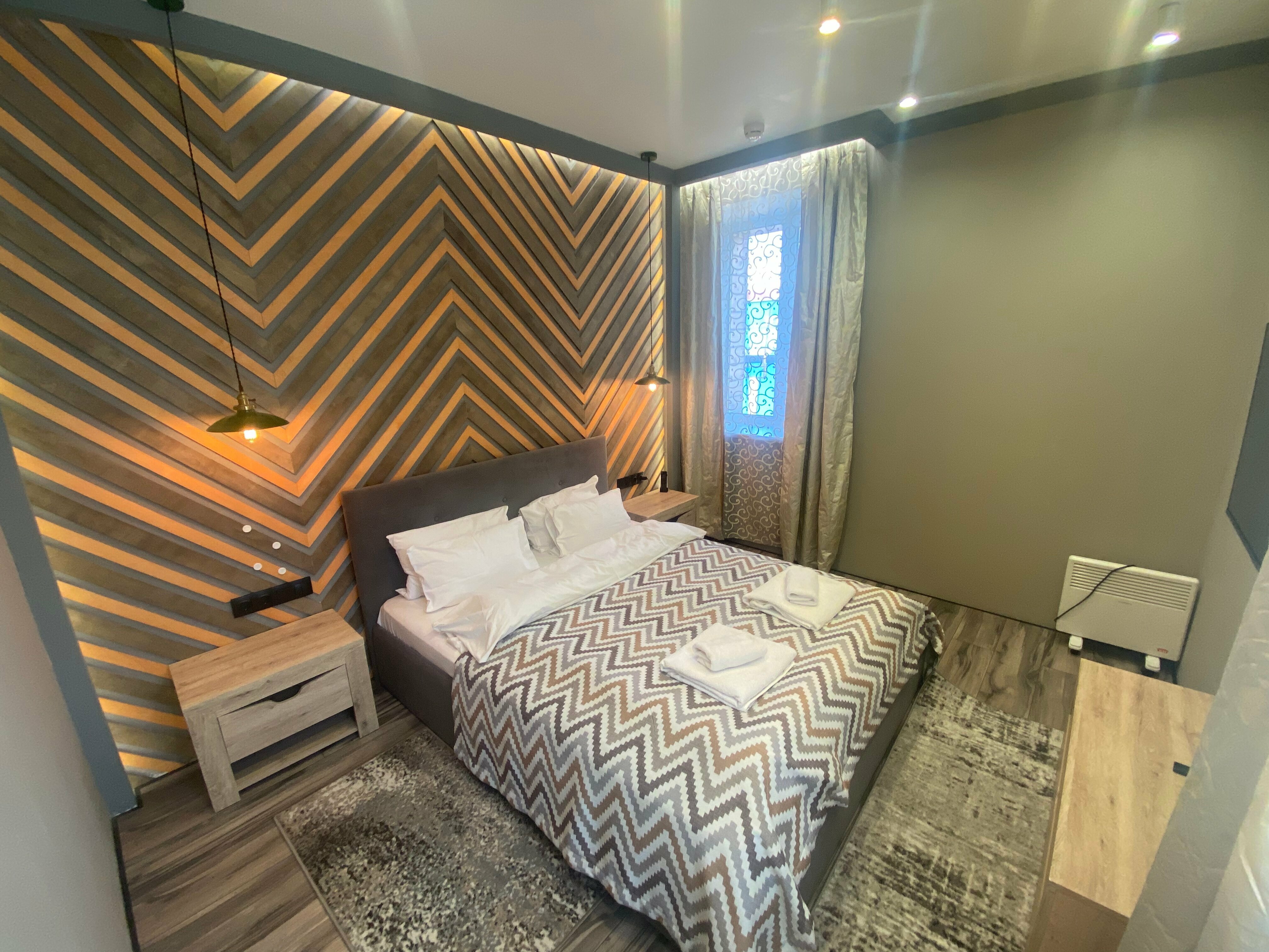 Люкс с кроватью размера «king-size» и гидромассажной ванной