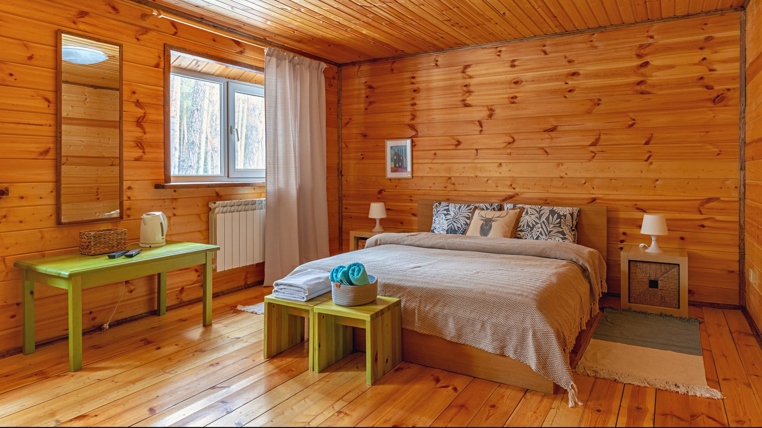 Двухместный номер с 1 кроватью и видом на парк