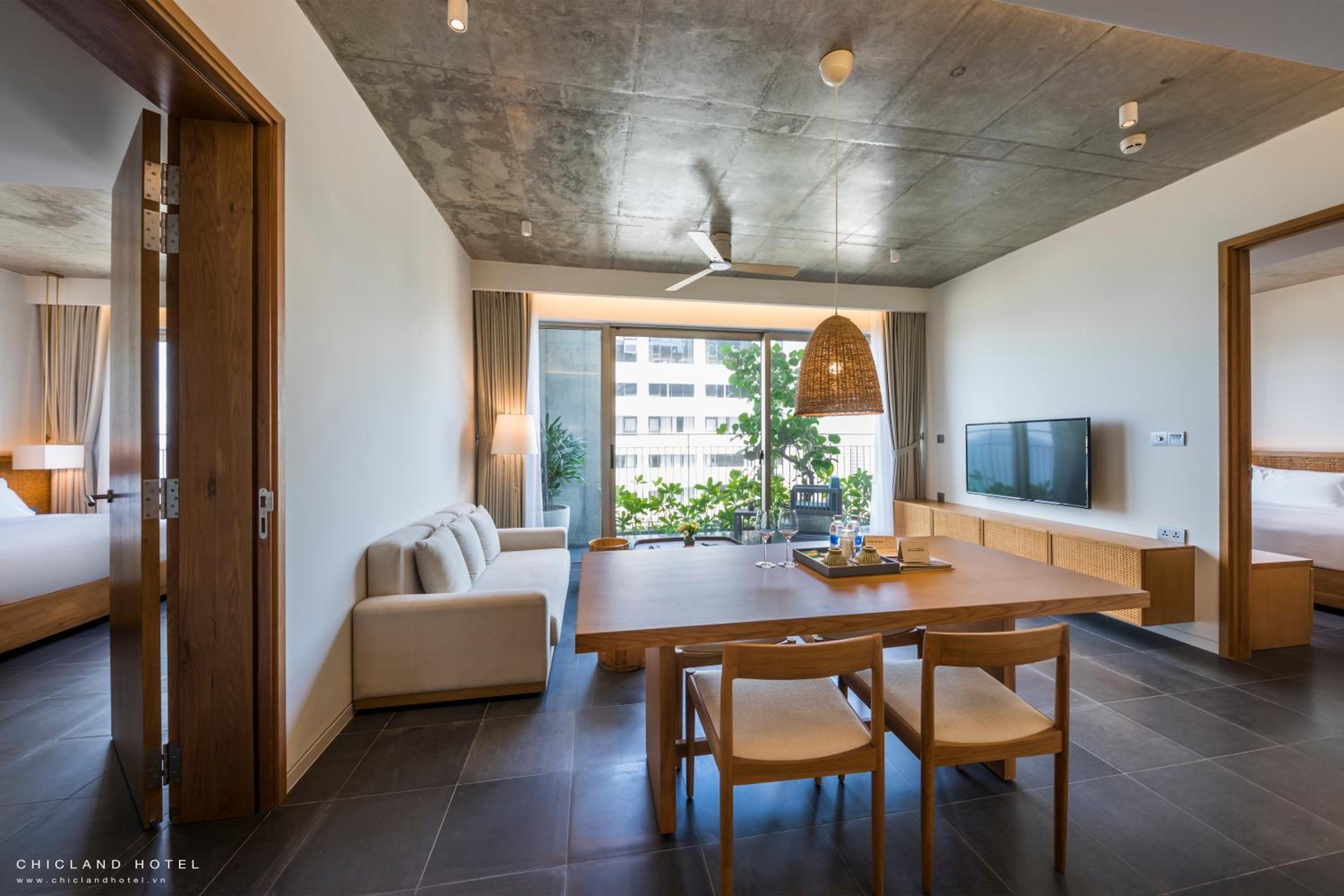 Two-Bedroom Apartment with Balcony