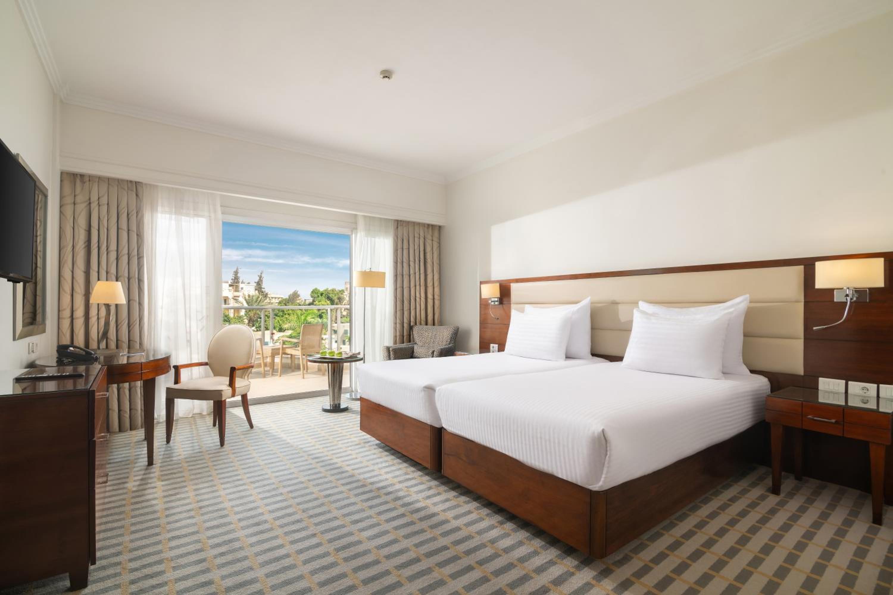 Deluxe Room Side Pyramids View