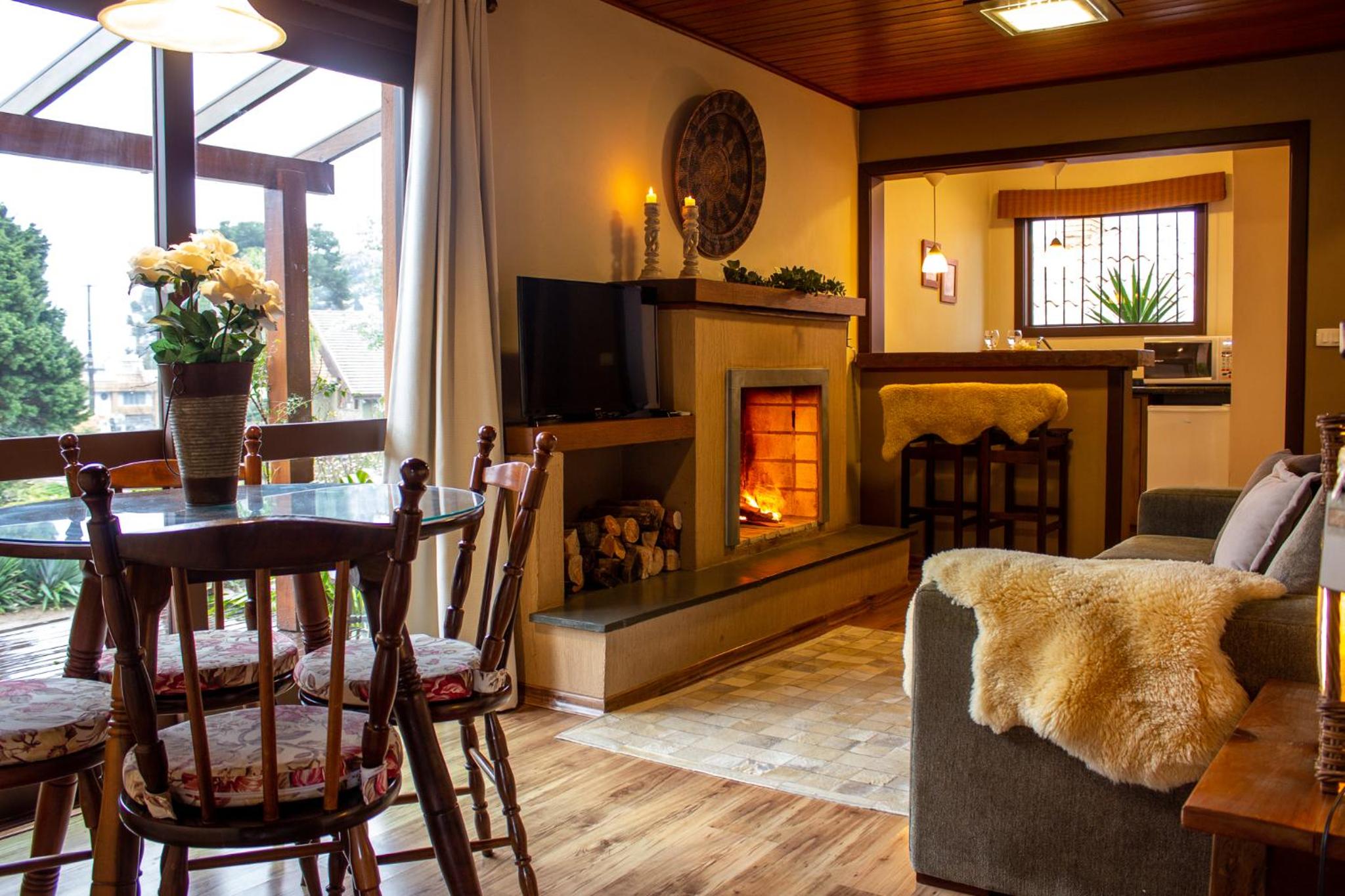 Chalé Canto Verde com banheira de hidromassagem