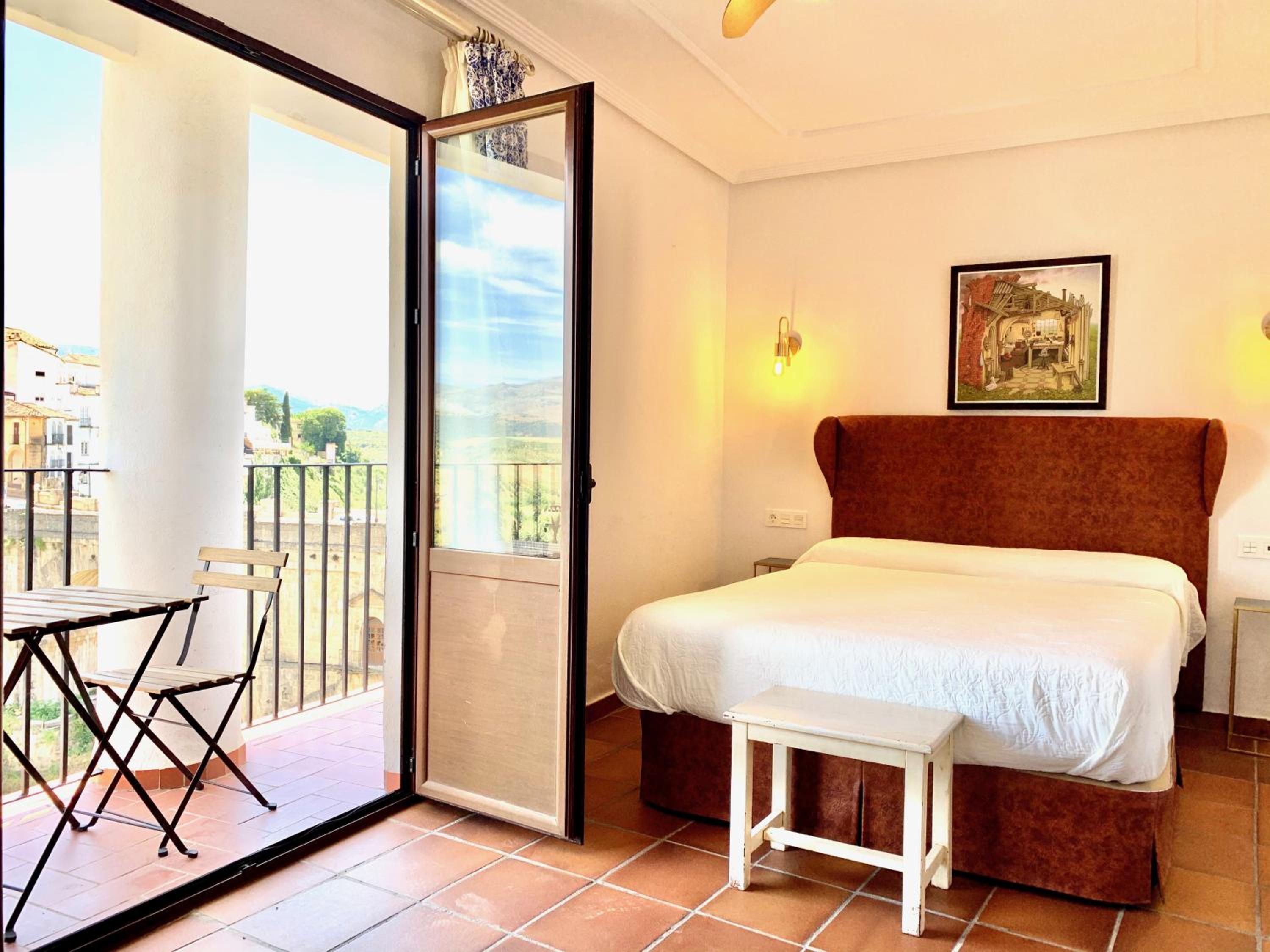 Double or Twin Room with Terrace and Puente Nuevo view
