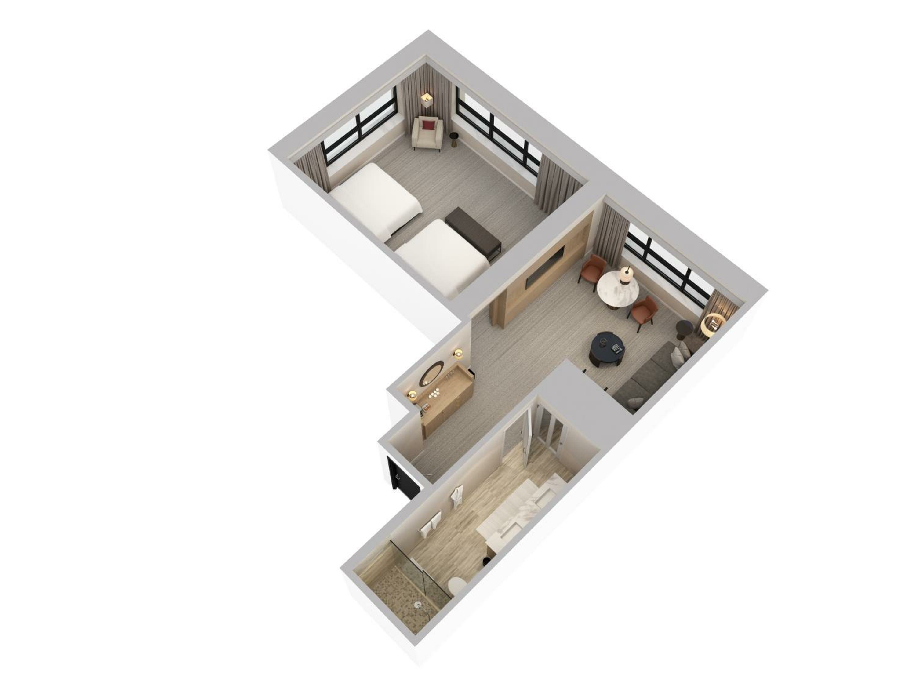 Double Room with Two Double Beds