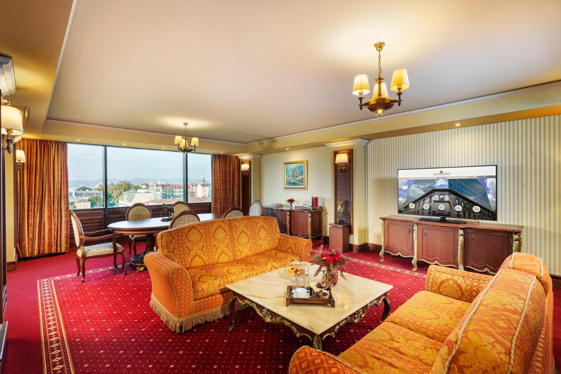 Grand Suite with a Master King Bedroom, Living Room and Separate Working Area