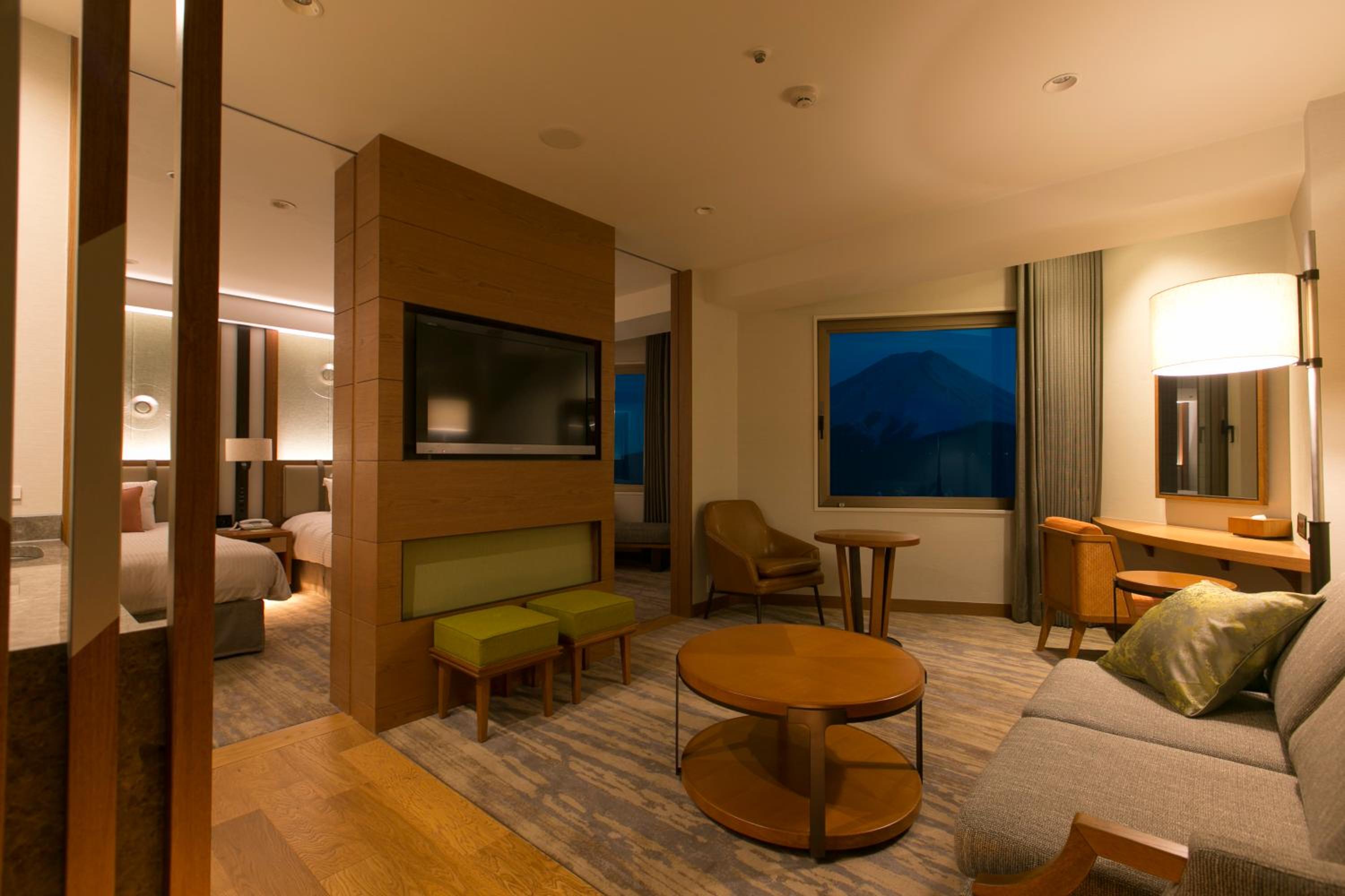 Family Suite on Higher Floor with Mt. Fuji View
