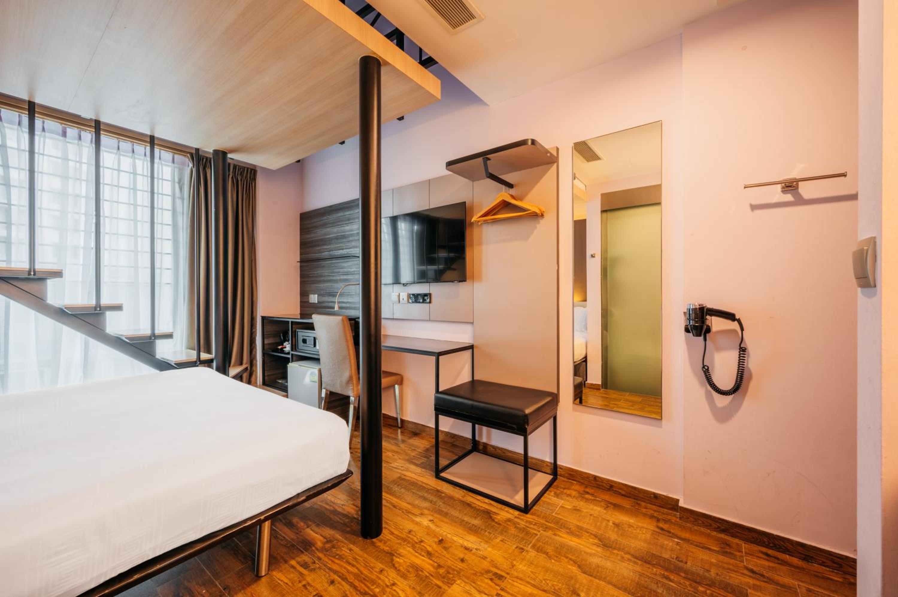 Classic Family Room with One Double Bed and One Single Bed