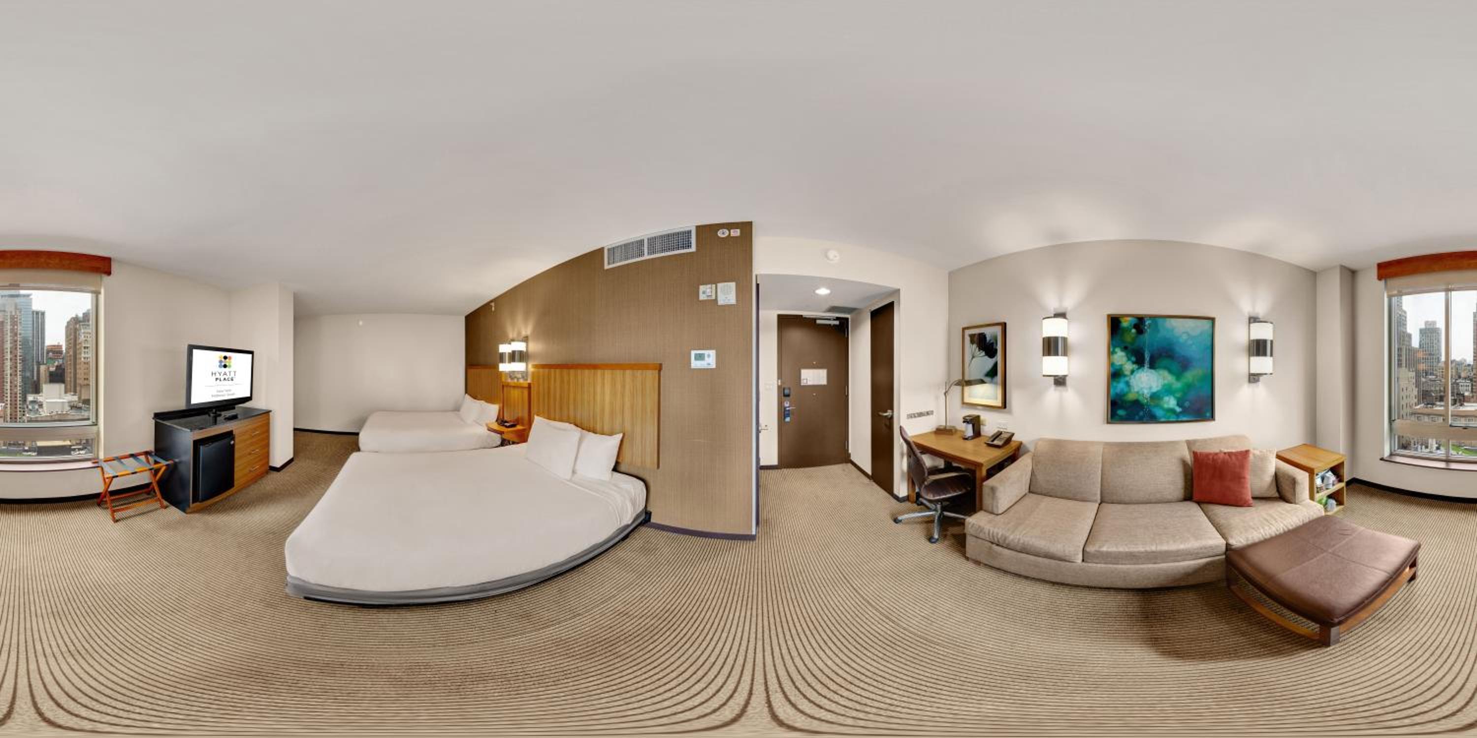 Queen Room with Two Queen Beds and Roll-In Shower - Disability Access