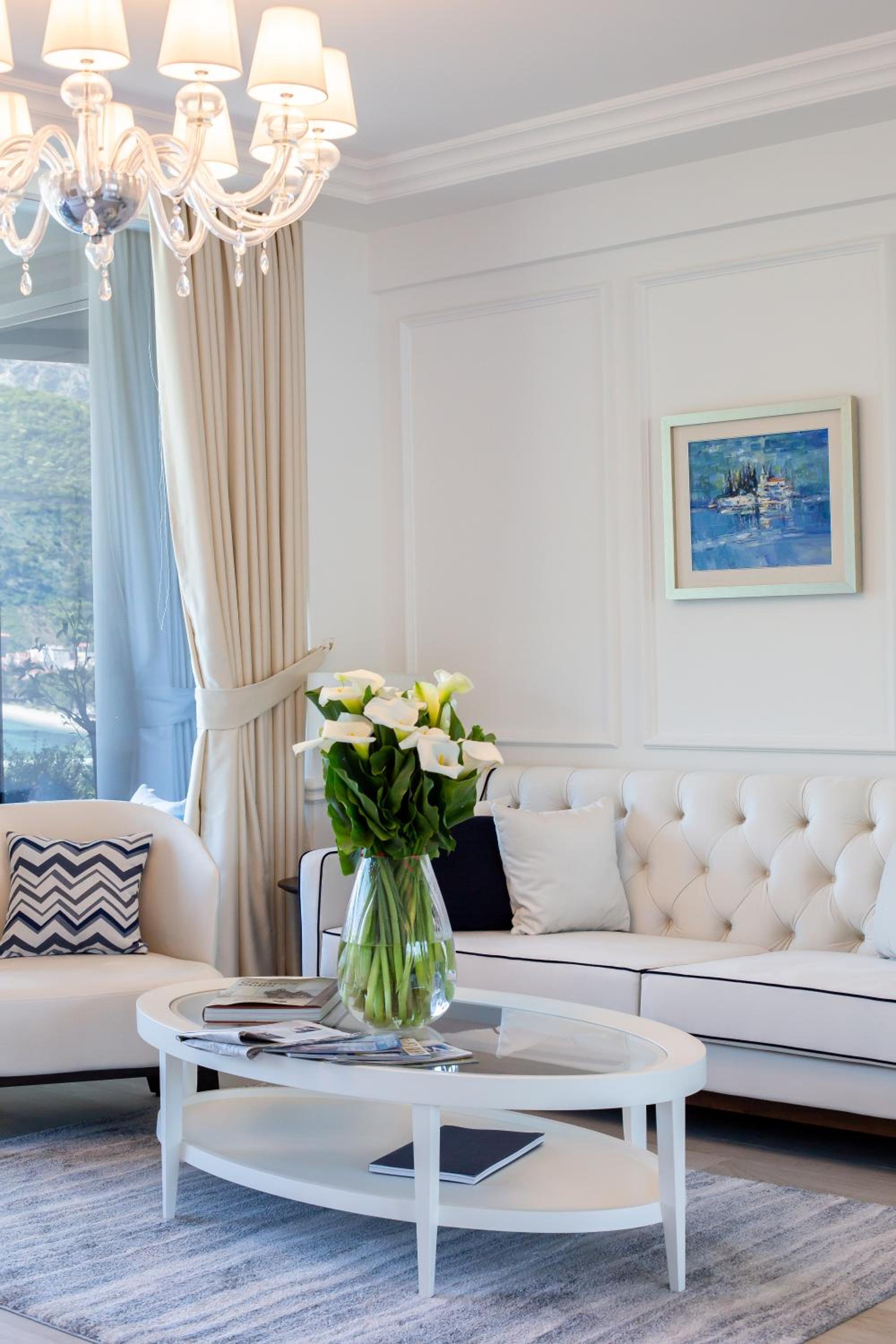 Executive One-Bedroom Suite with Two Terraces and Sea View