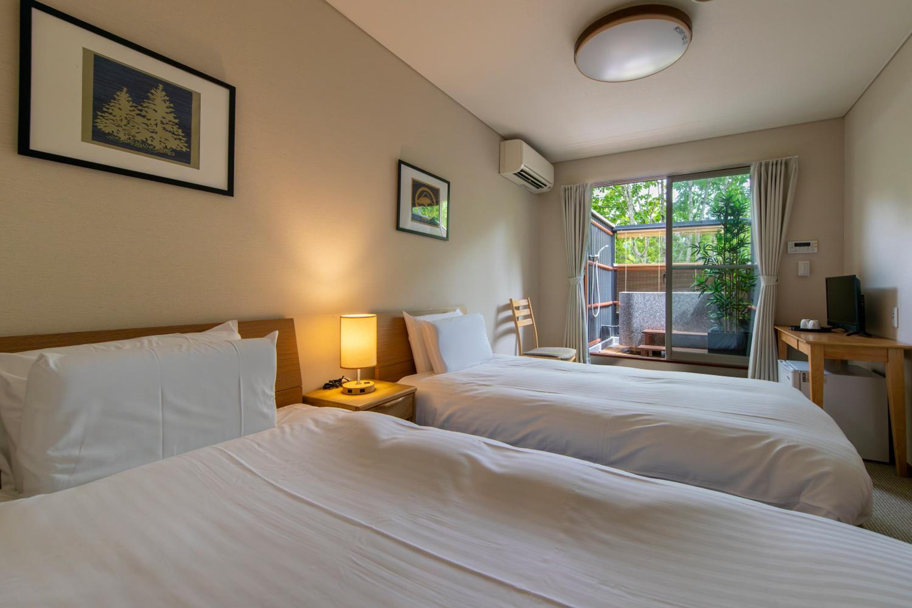 Twin Room With Open Air Bath - Main Building