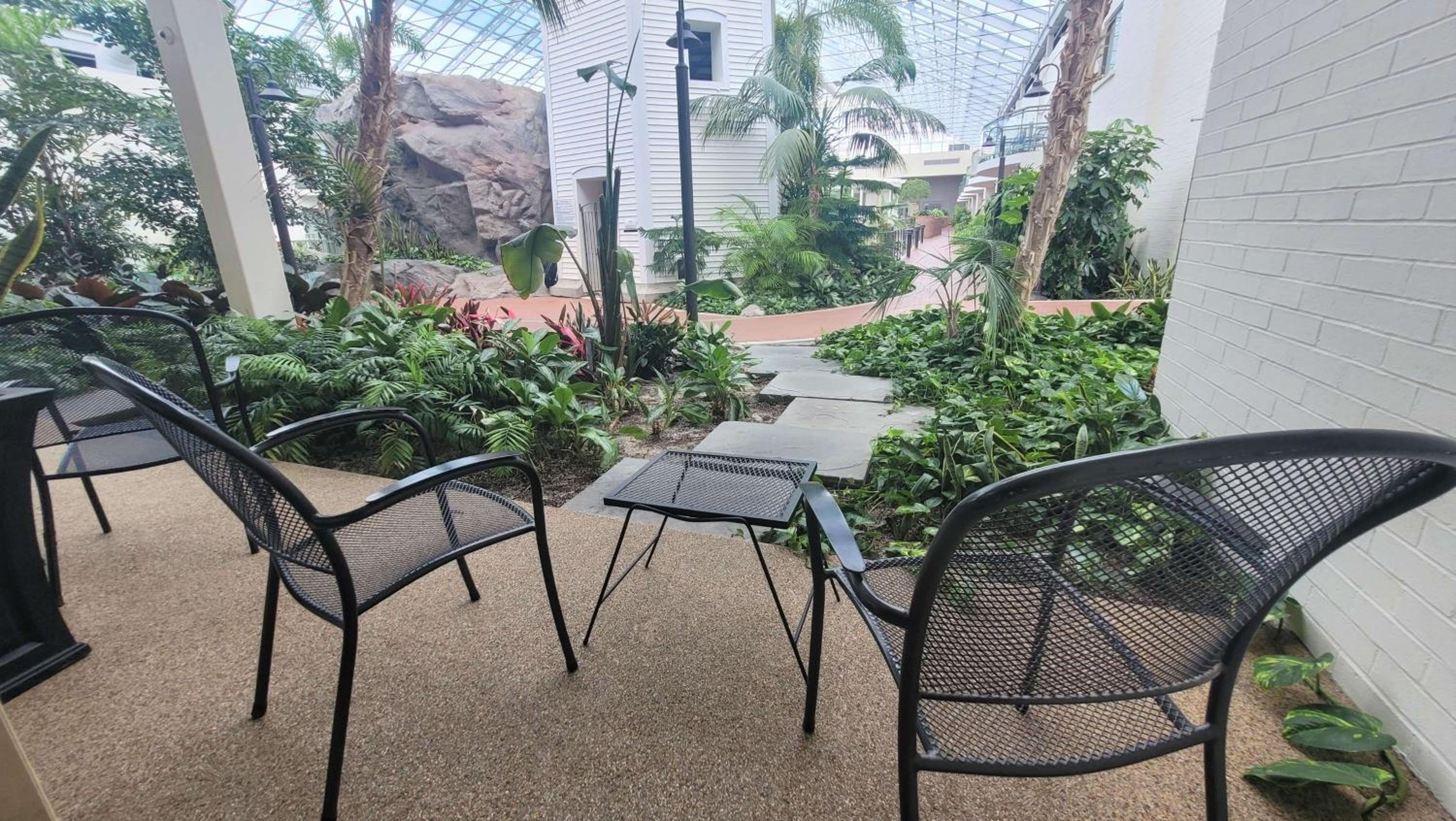 Queen Room with Two Queen Beds and Patio - West Wing/Atrium View