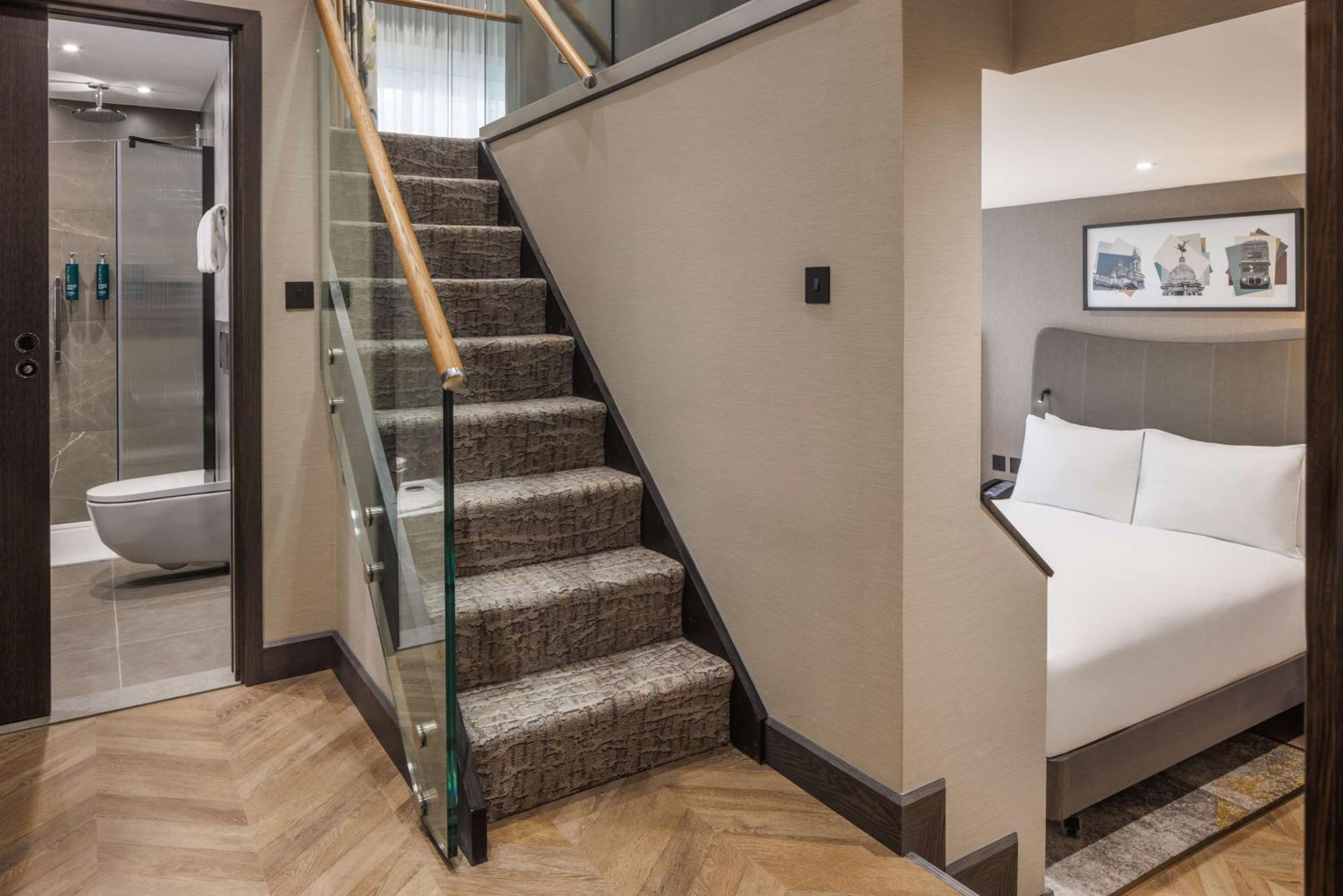 Duplex Suite with Two Double Beds and Sofa Bed