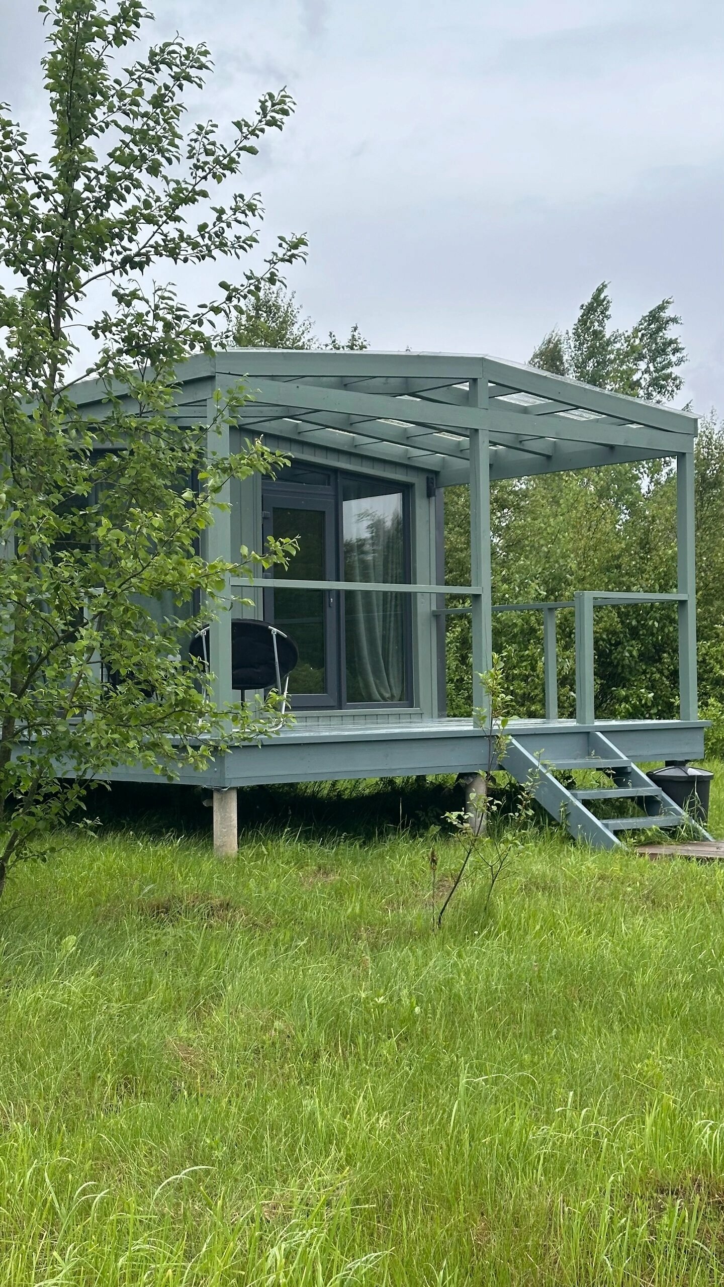 Барнхаус с видом на лес