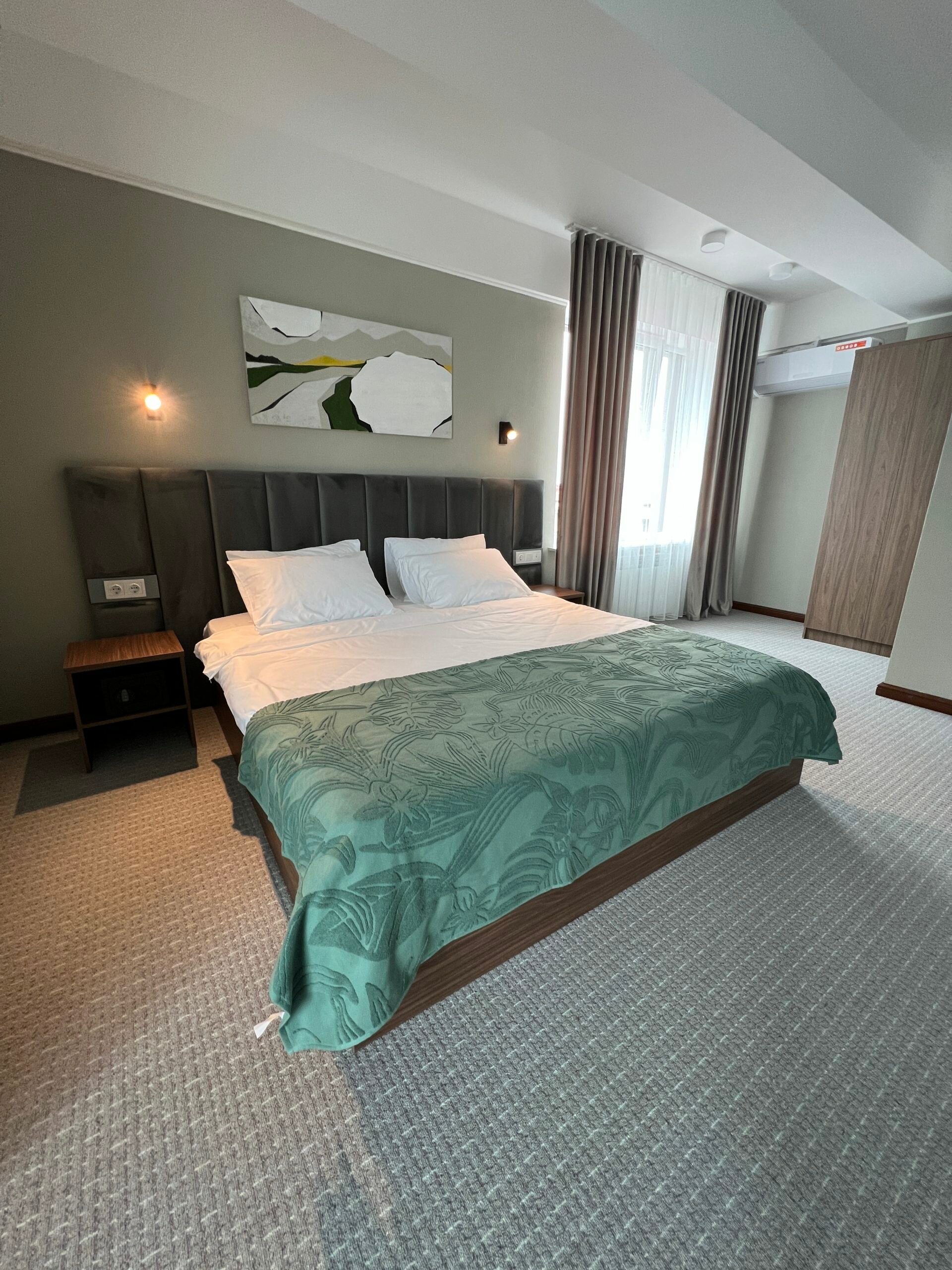 Двухместный номер с 1 кроватью и видом на горы