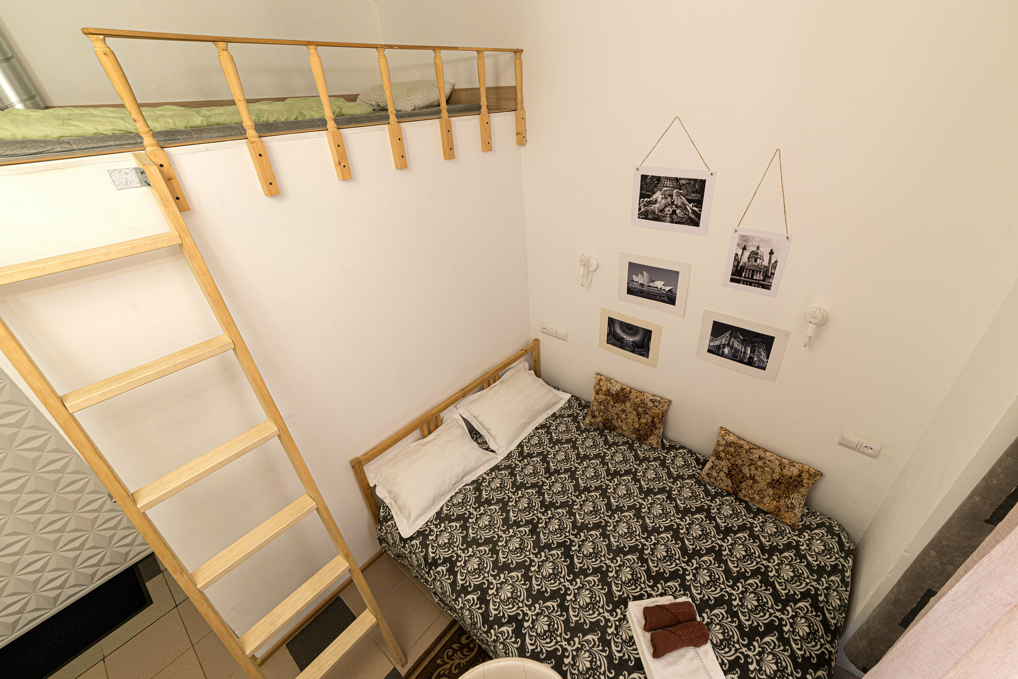 Трёхместный номер с санузлом и кухней