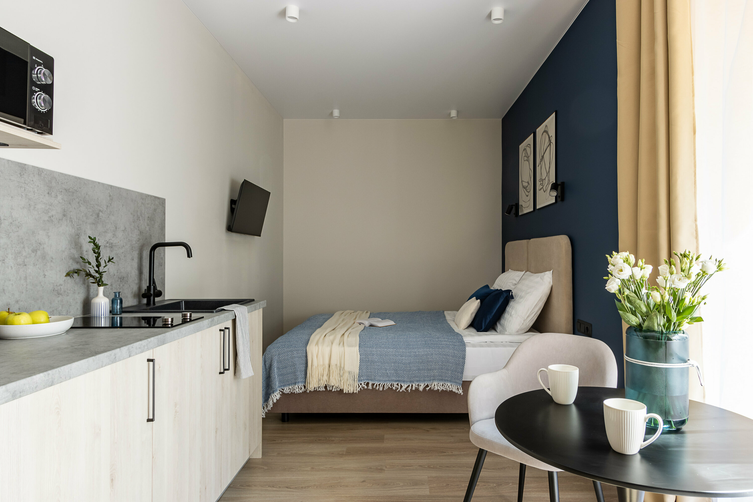 Апартаменты с кухней