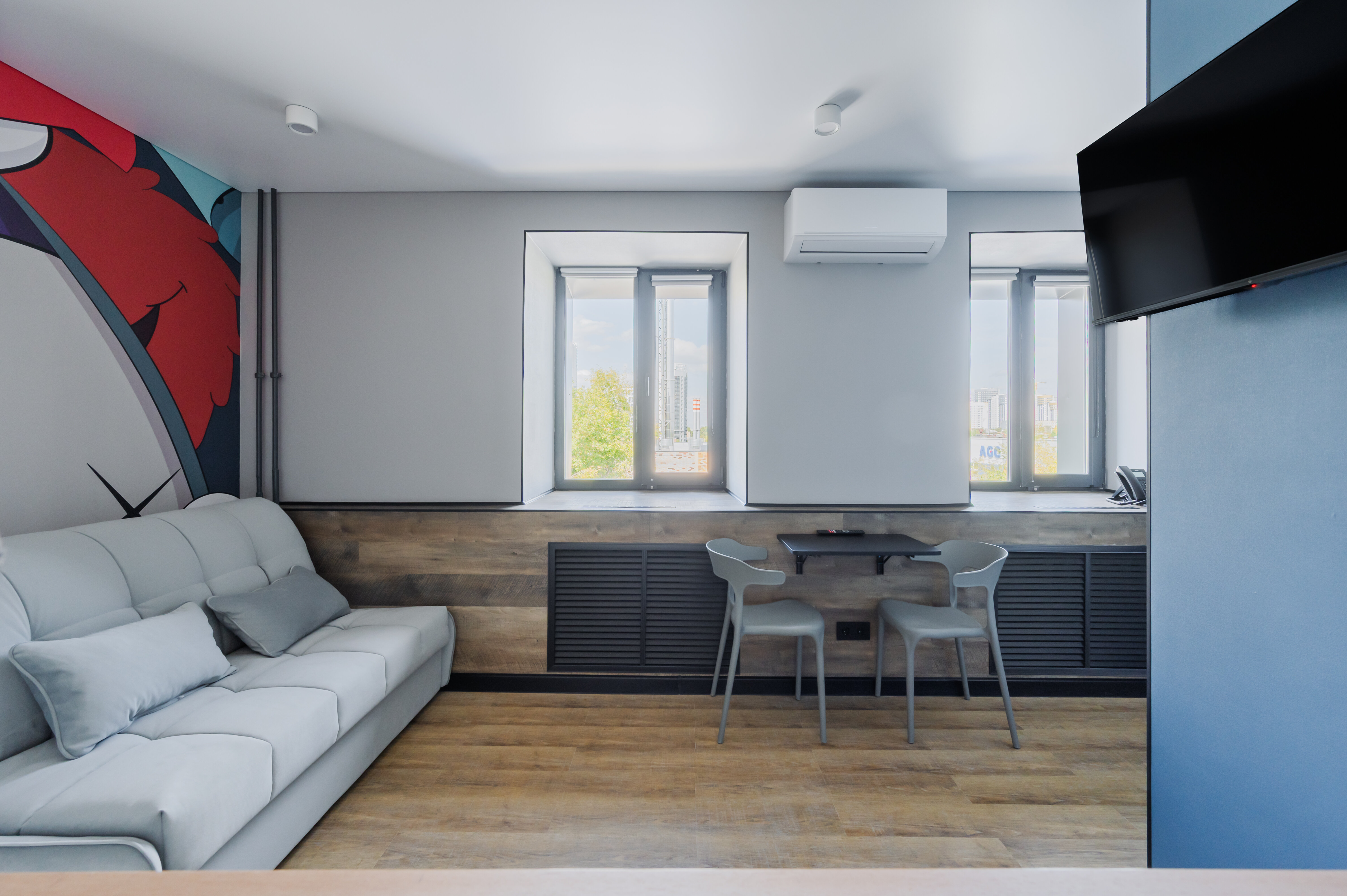 Стандарт с 1 двуспальным диваном