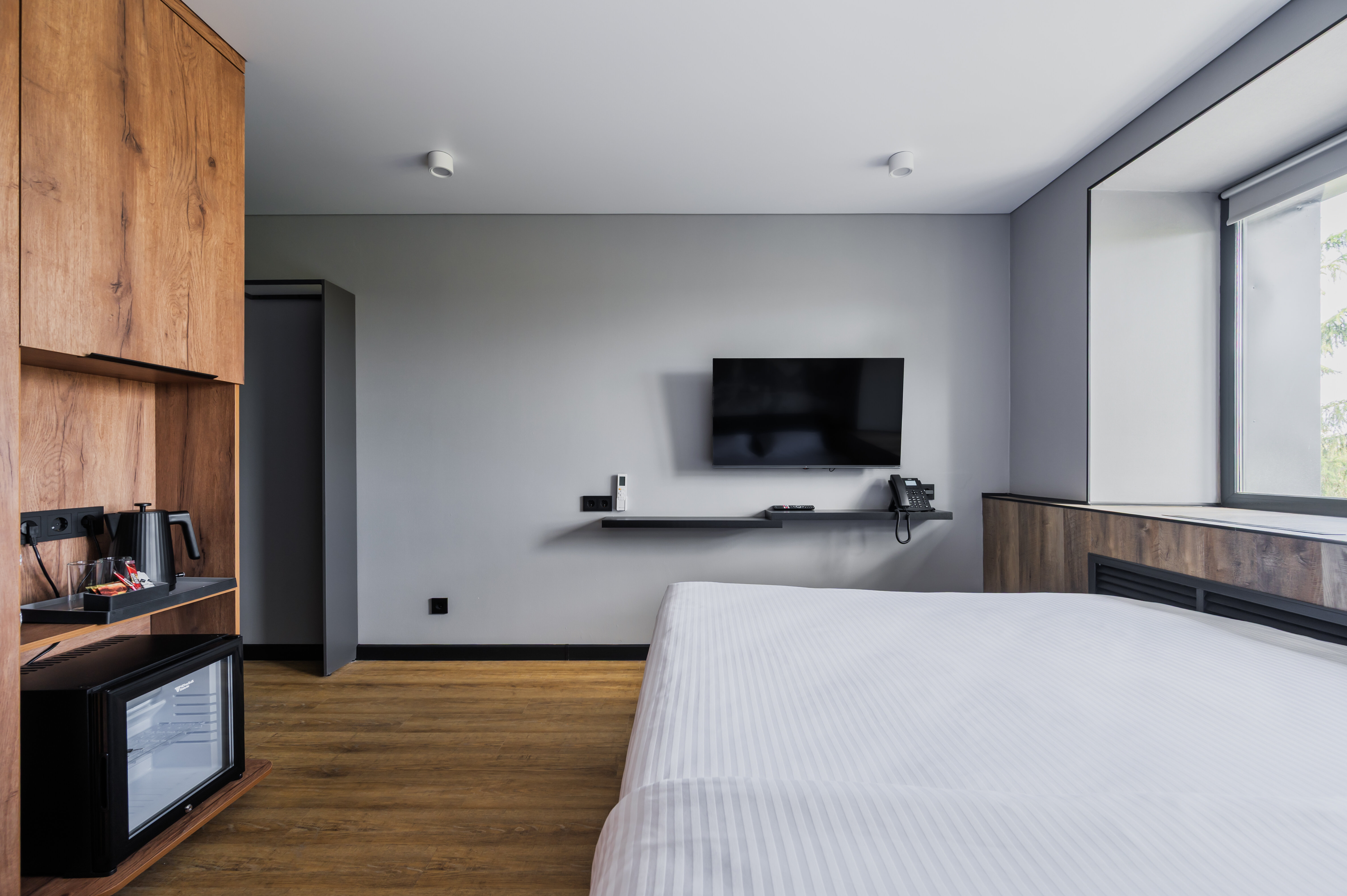 Классик с 1 двуспальной кроватью и ванной