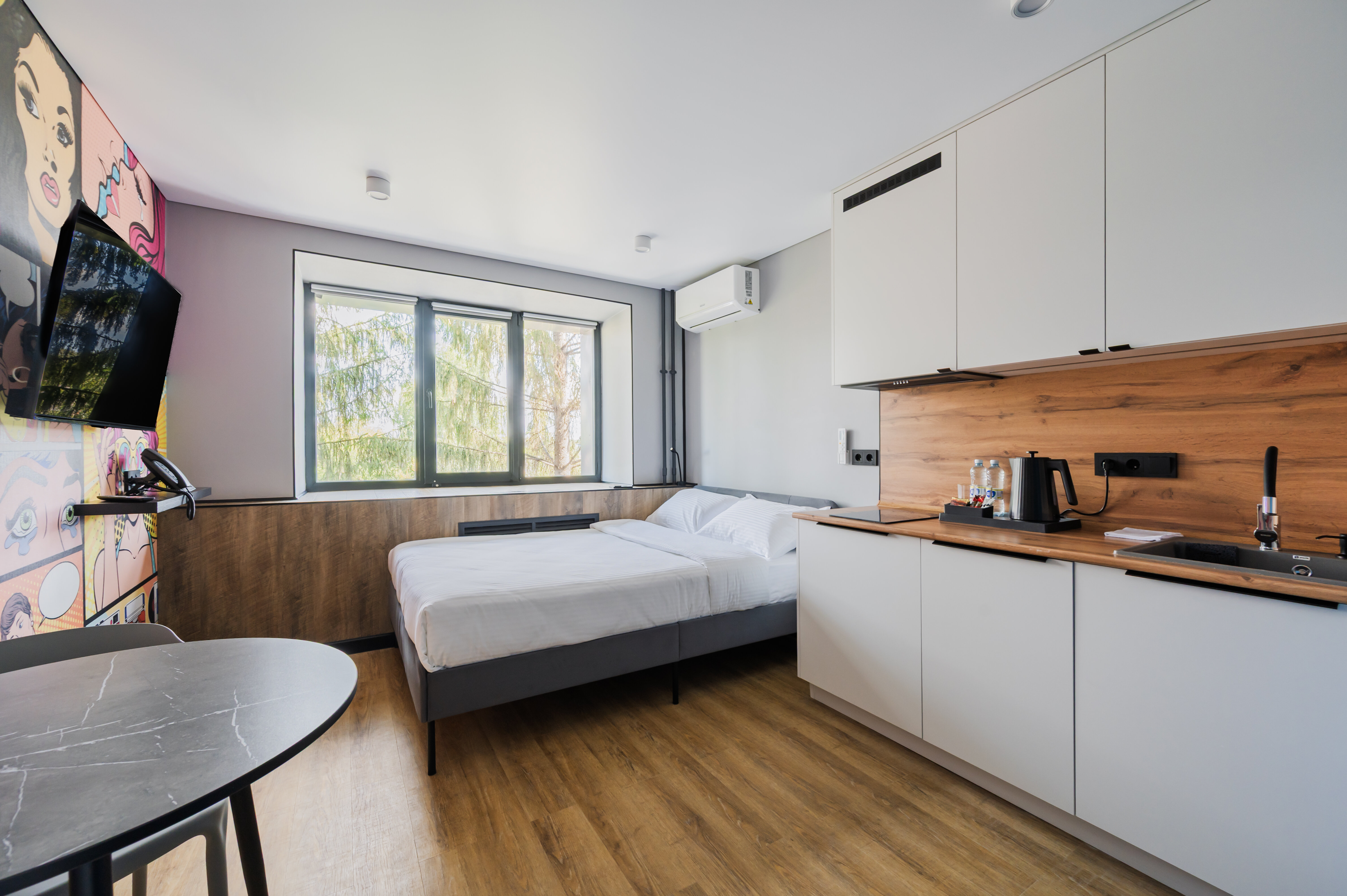 Стандарт с 1 двуспальной кроватью