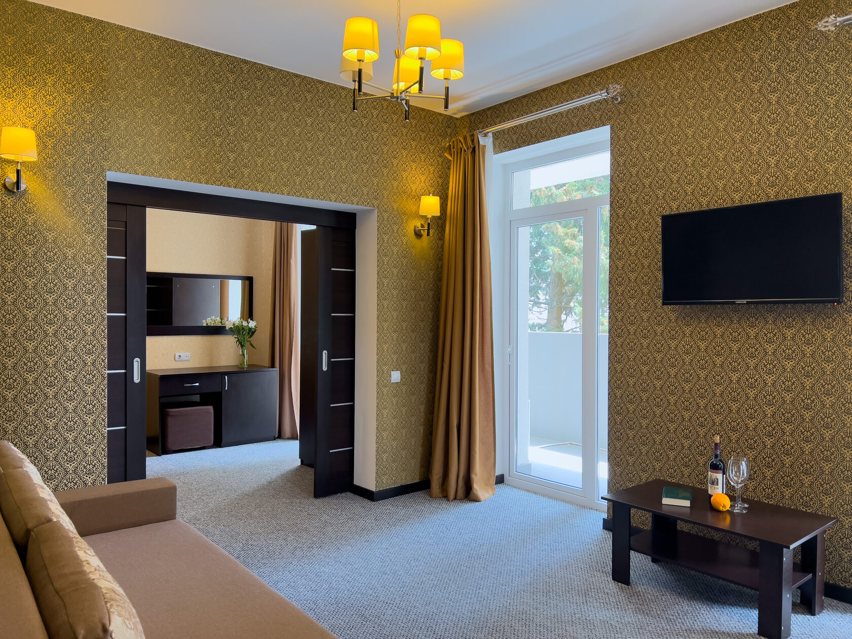 Семейный 4-х местный 2-х комнатный с балконом