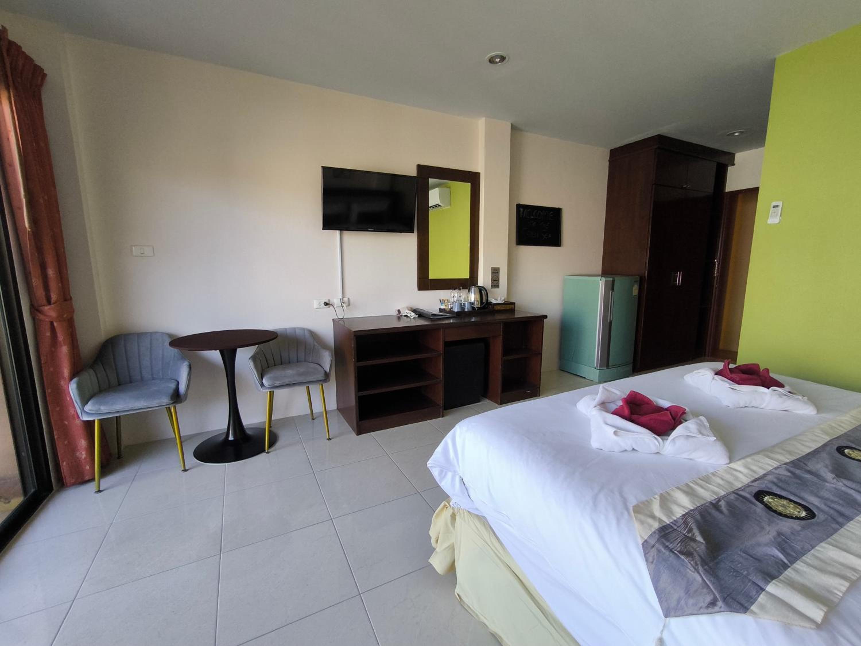Deluxe Double Room with Balcony and Pool View