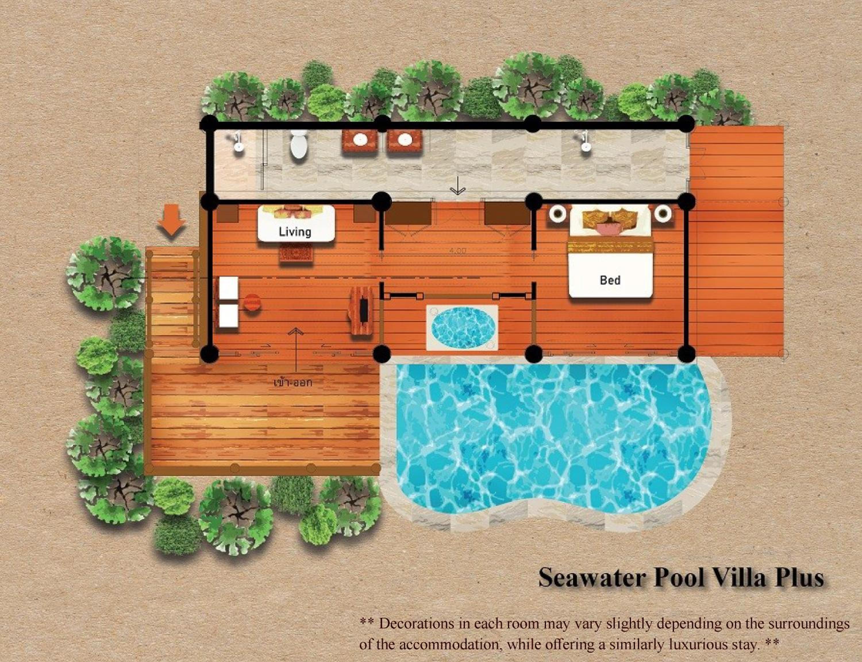 Seawater Pool Villa Plus