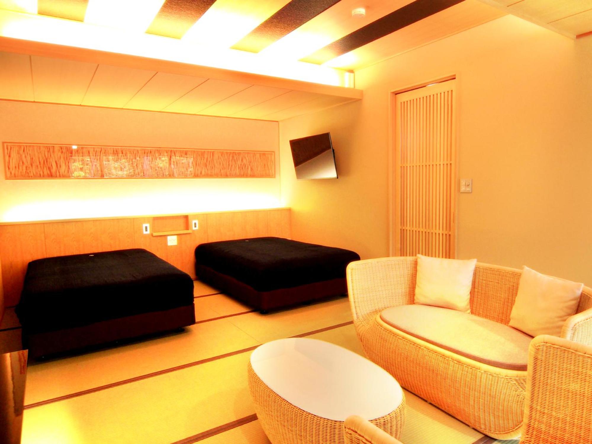 Twin Room A with Toilet and Garden - Non-Smoking - Adult Only