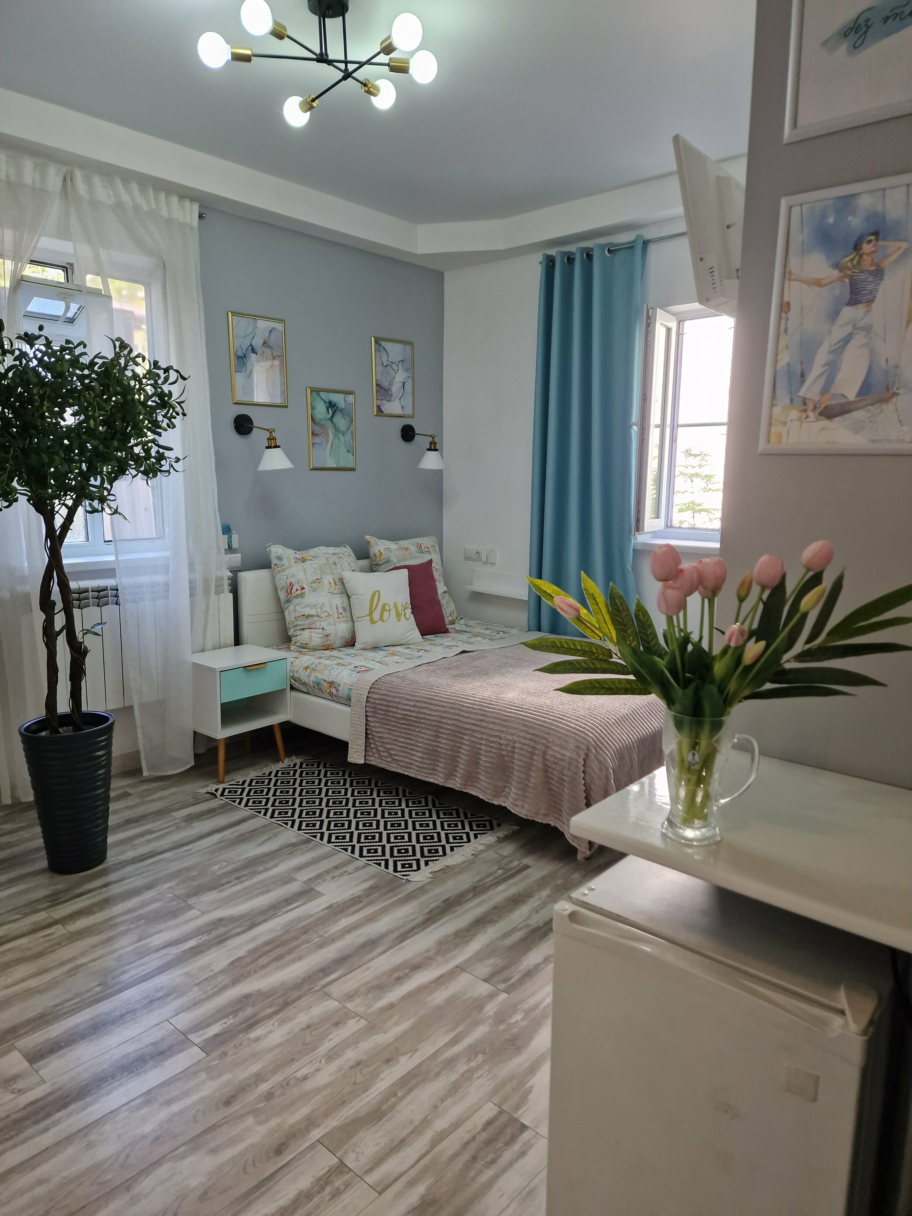 Двухместный люкс  1й или 2й этаж 20м