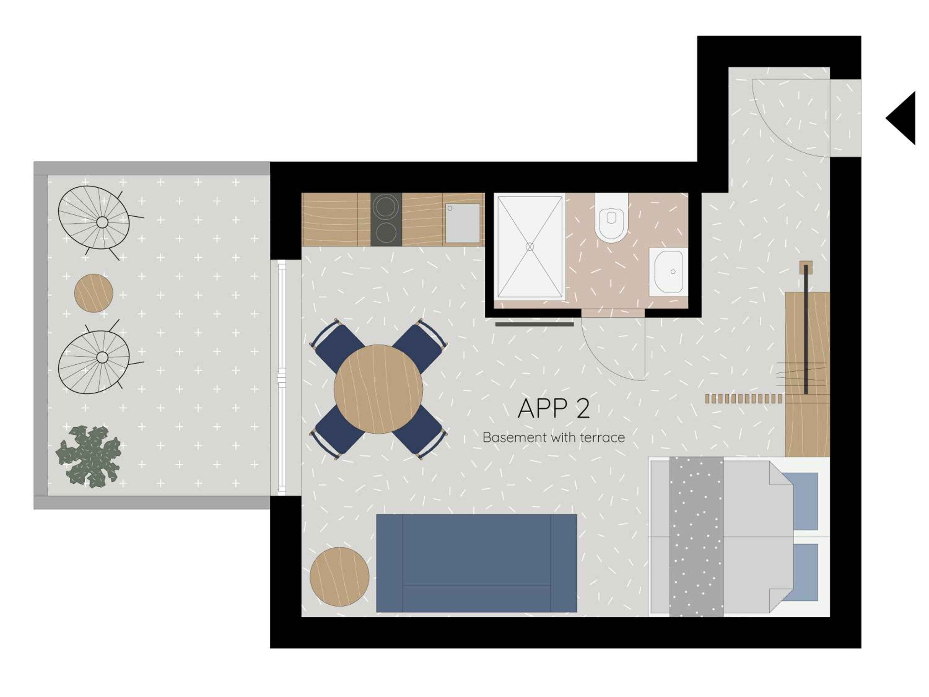 Premium Studio with Terrace (#2)