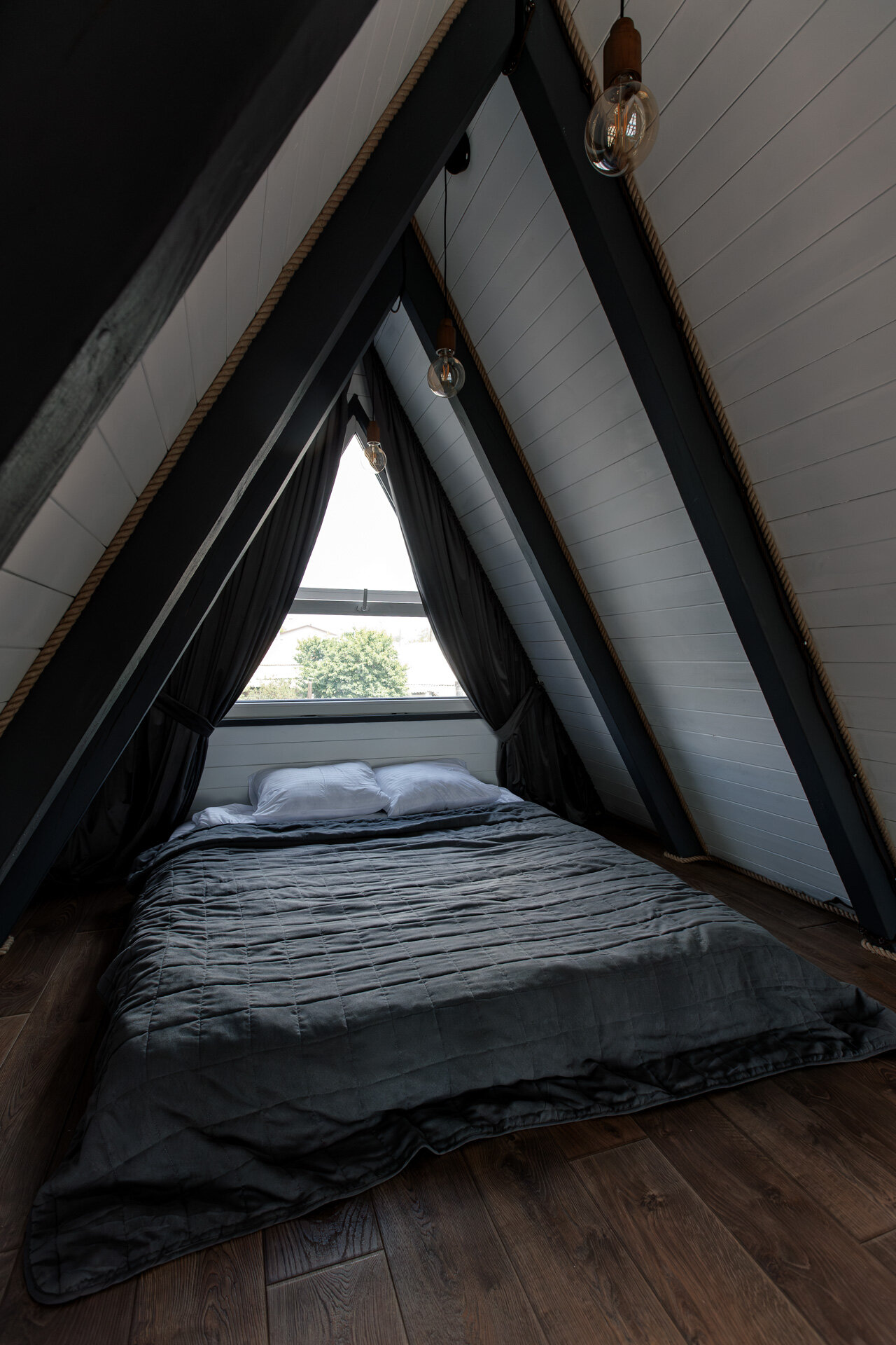 A-фрейм с купелью фурако