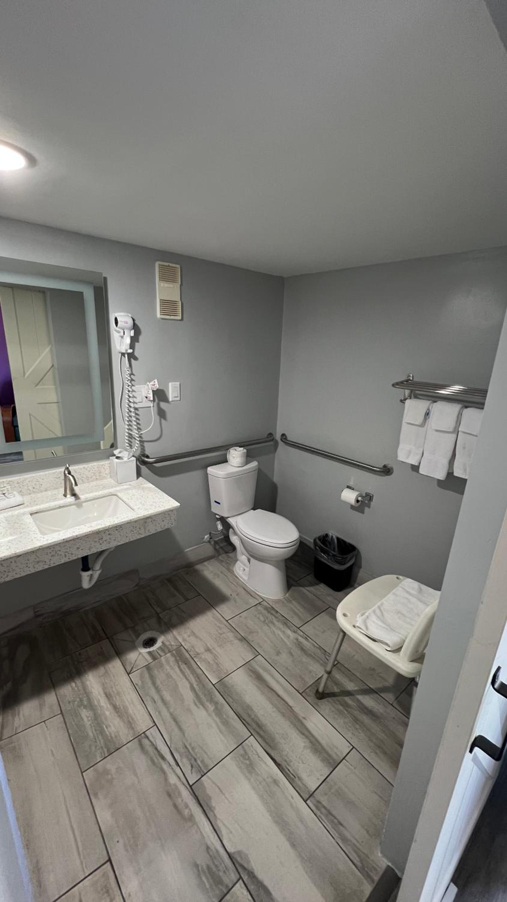 Deluxe King Room with Roll-In Shower - Mobility Accessible/Non-Smoking