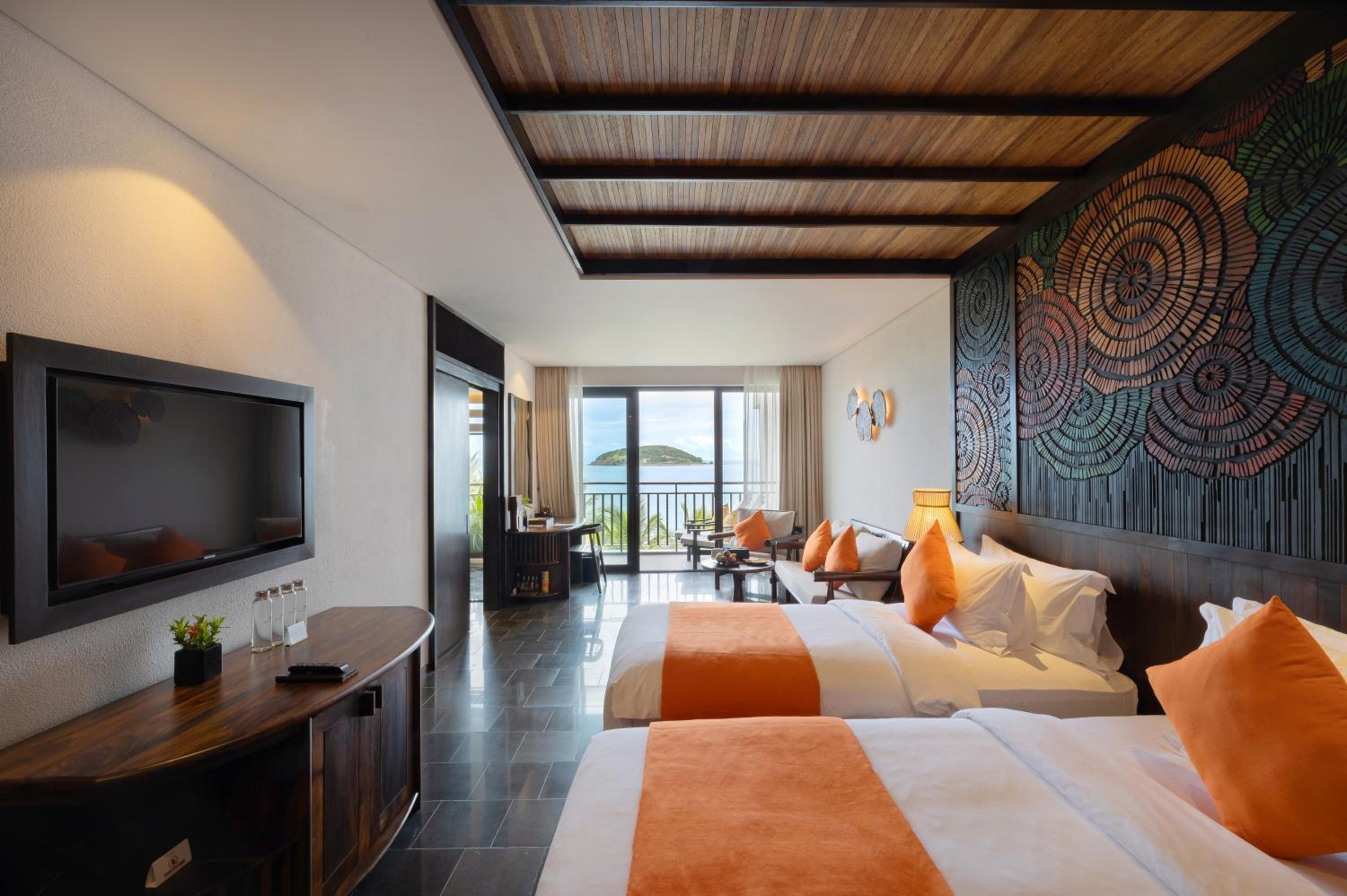 Deluxe Twin Room Ocean View With Children Themed Room