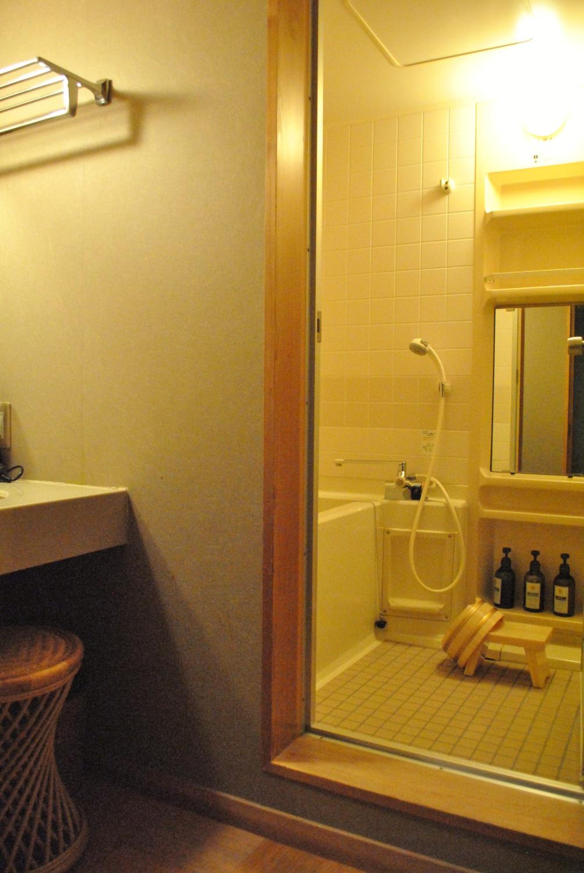 Room with Tatami Area and Shared Bathroom