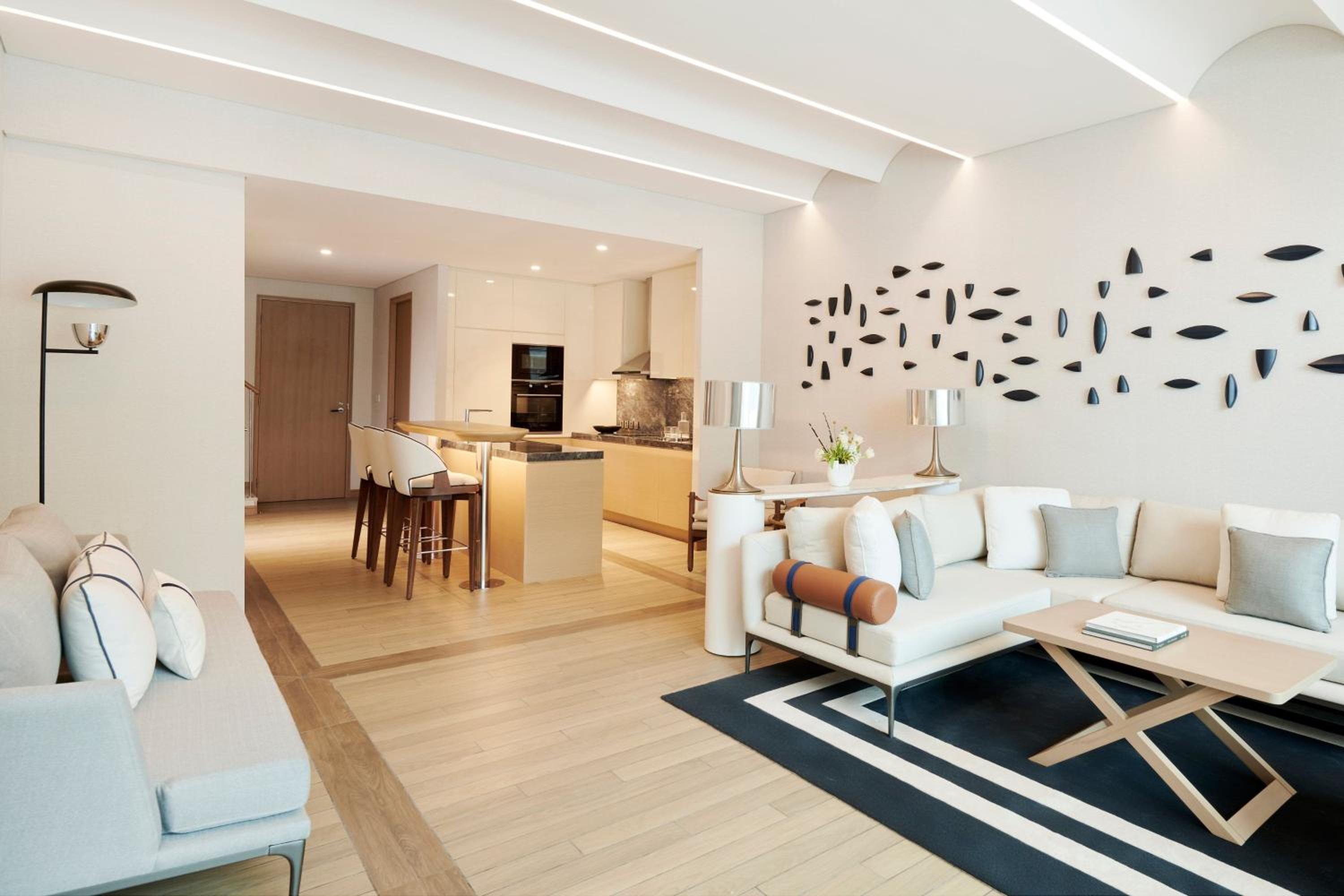 Coral Duplex One-Bedroom King Suite with Balcony and Sea View