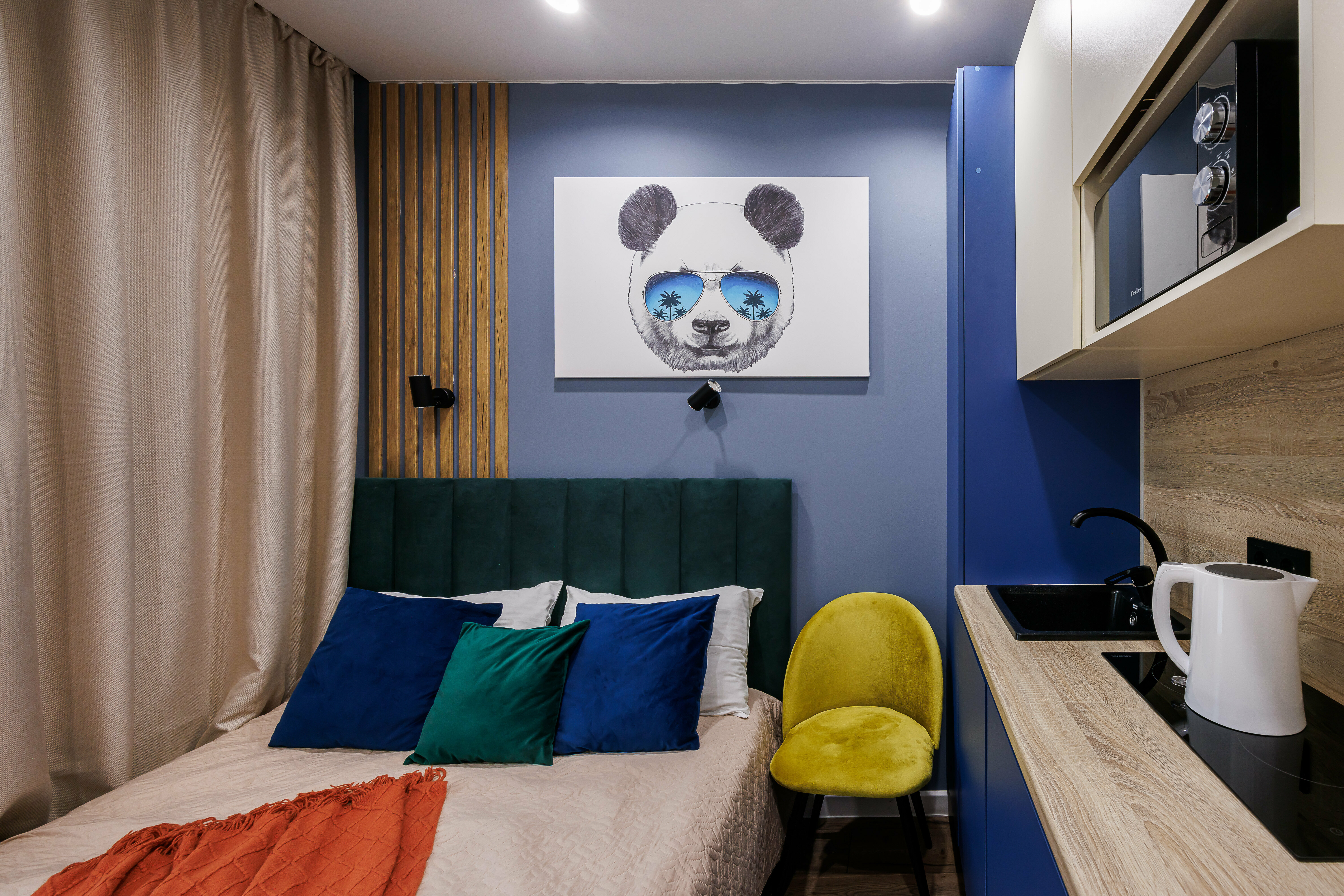 Небольшой двухместный номер с 1 кроватью