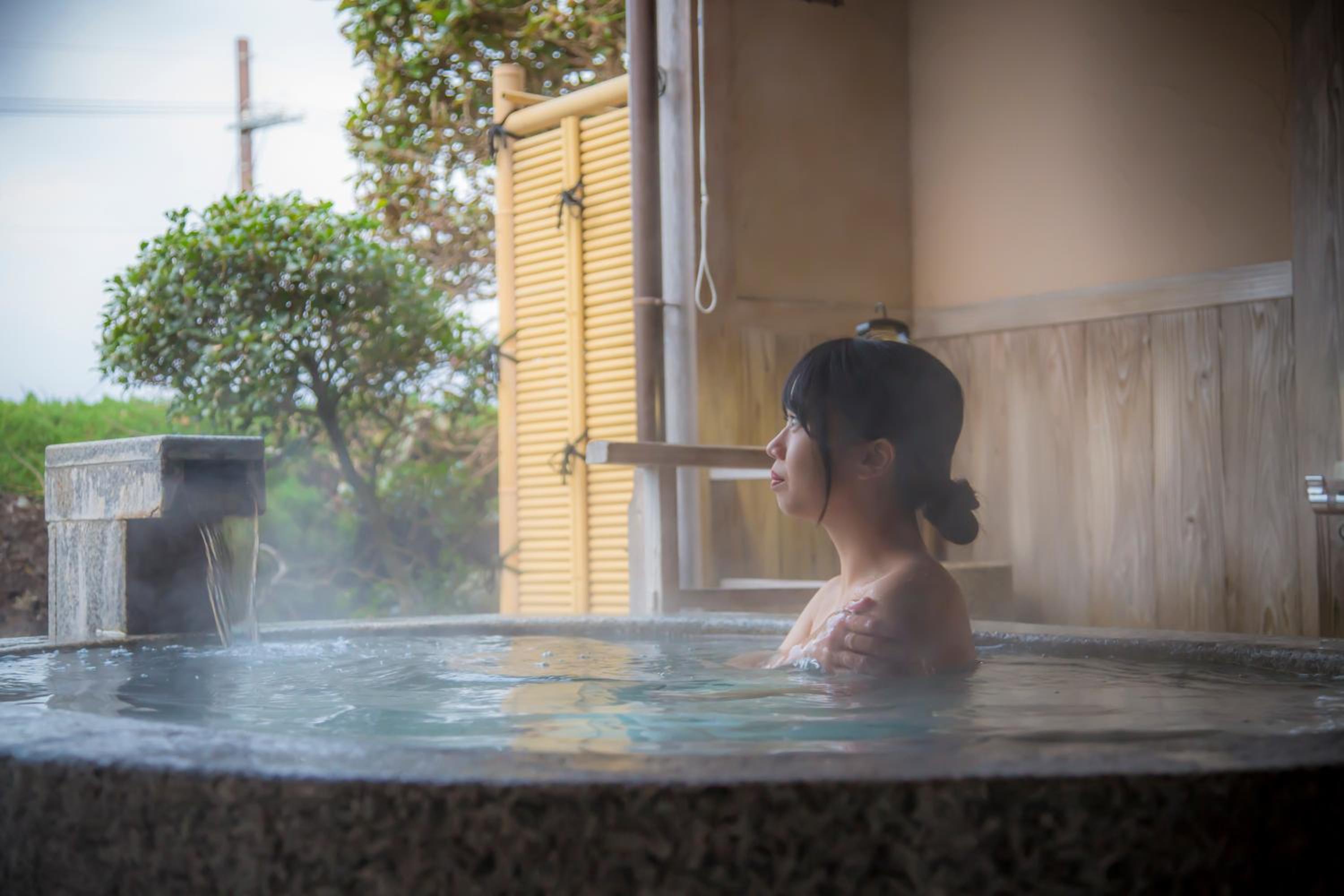 Japanese-Style Room with Open-Air Bath