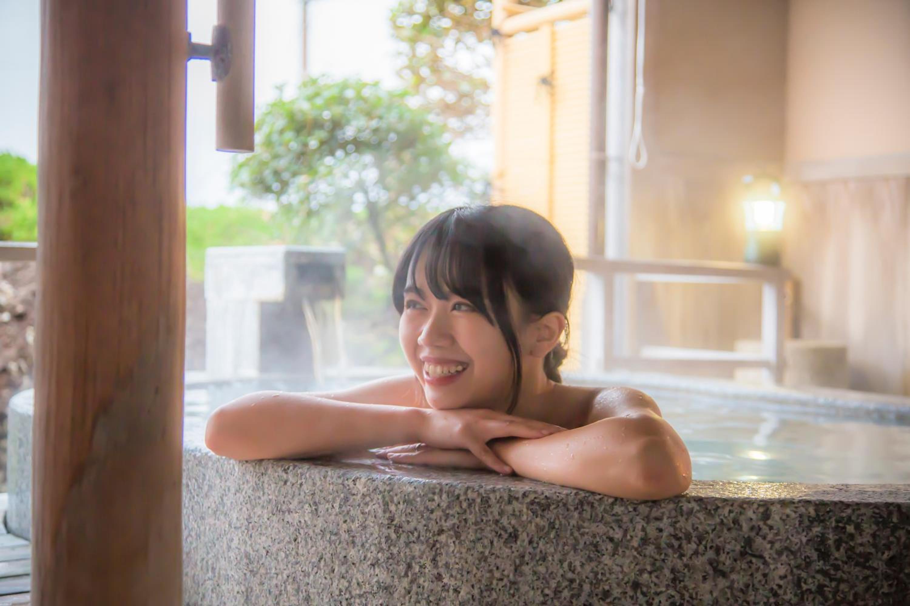 Japanese-Style Room with Open-Air Bath