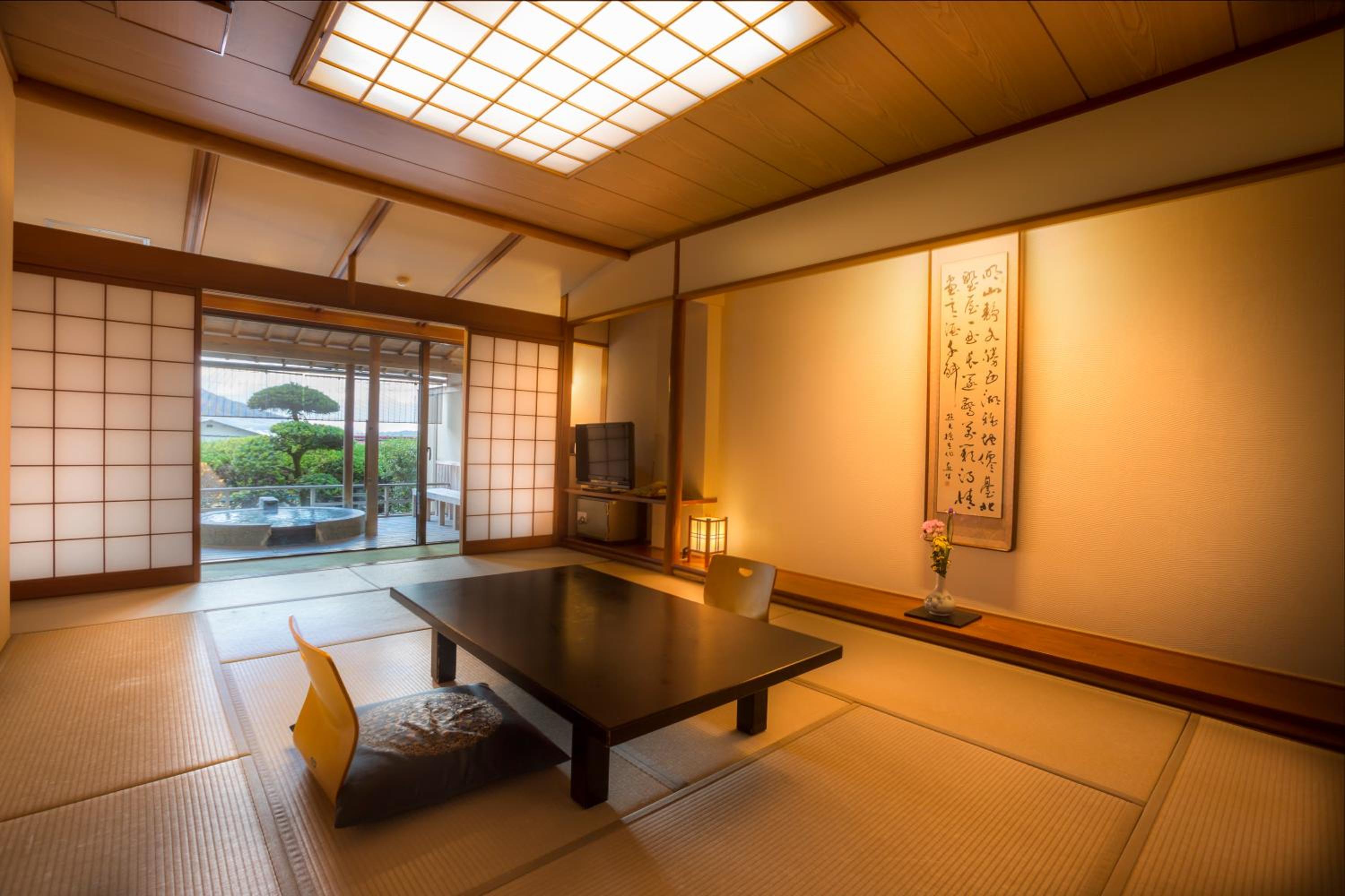 Japanese-Style Room with Open-Air Bath