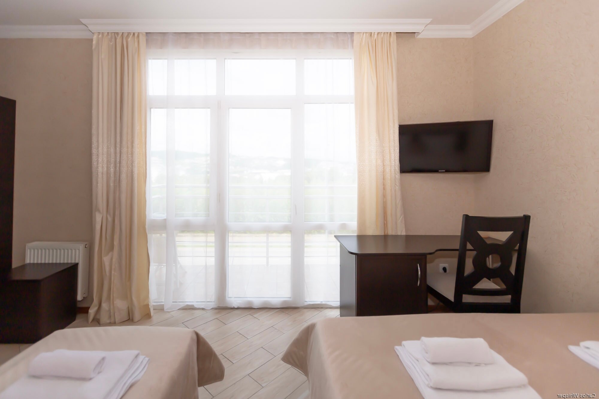 Улучшенный двухместный номер с 1 кроватью или 2 отдельными кроватями, вид на город