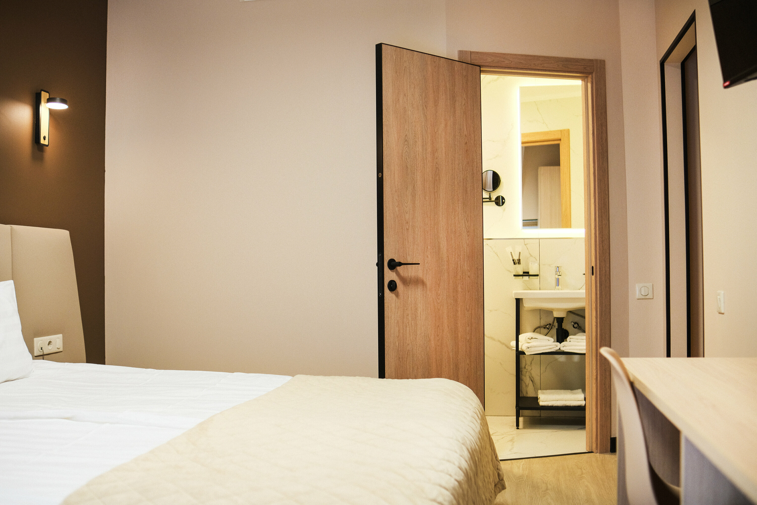 Двухместный номер с 1 кроватью или 2 отдельными кроватями, вид на город