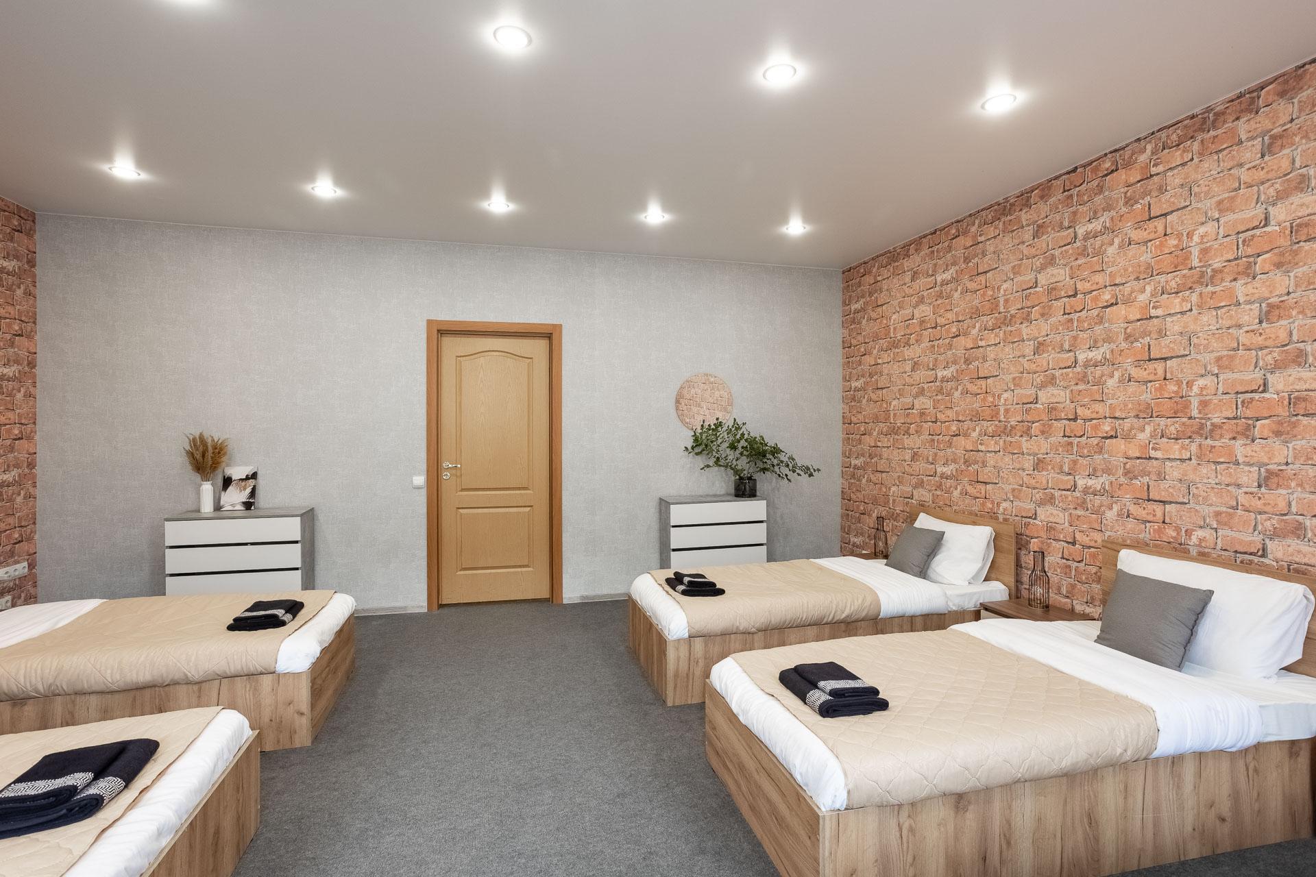 Кровать в общем 6-местном номере для женщин