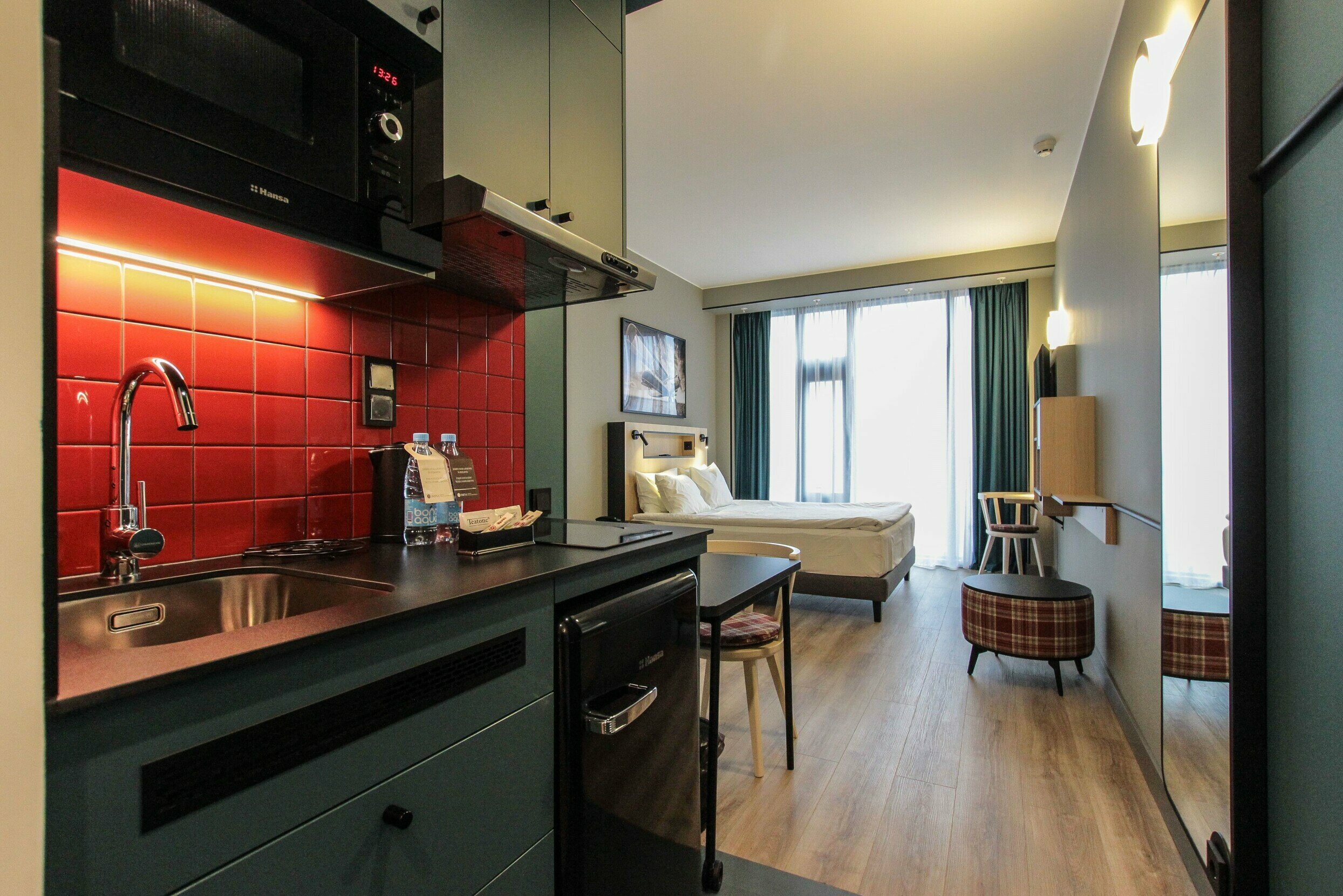 Номер с кроватью King Size на 22 этаже с видом на город